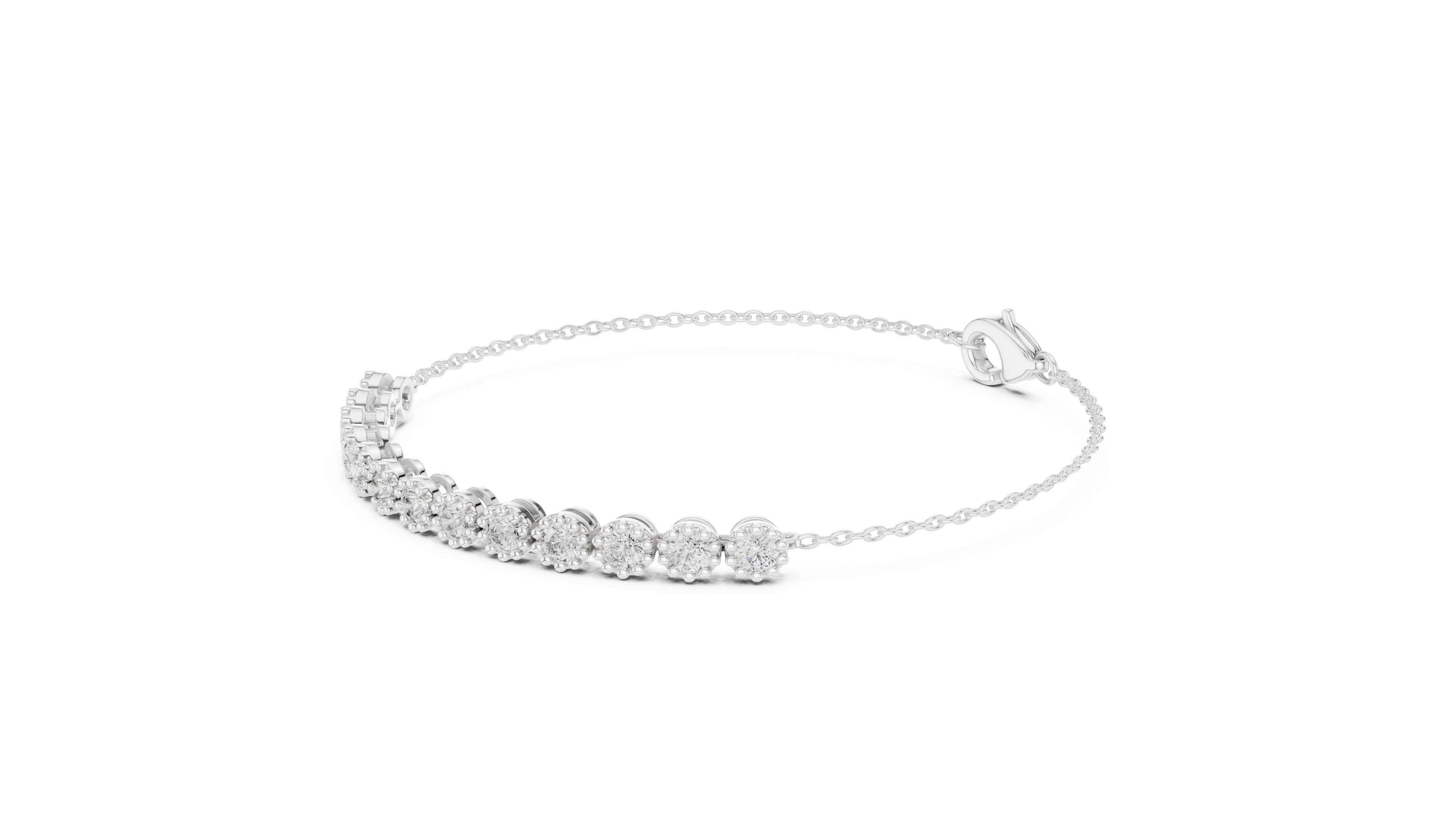 Bracelet 0008-01 - White Gold
