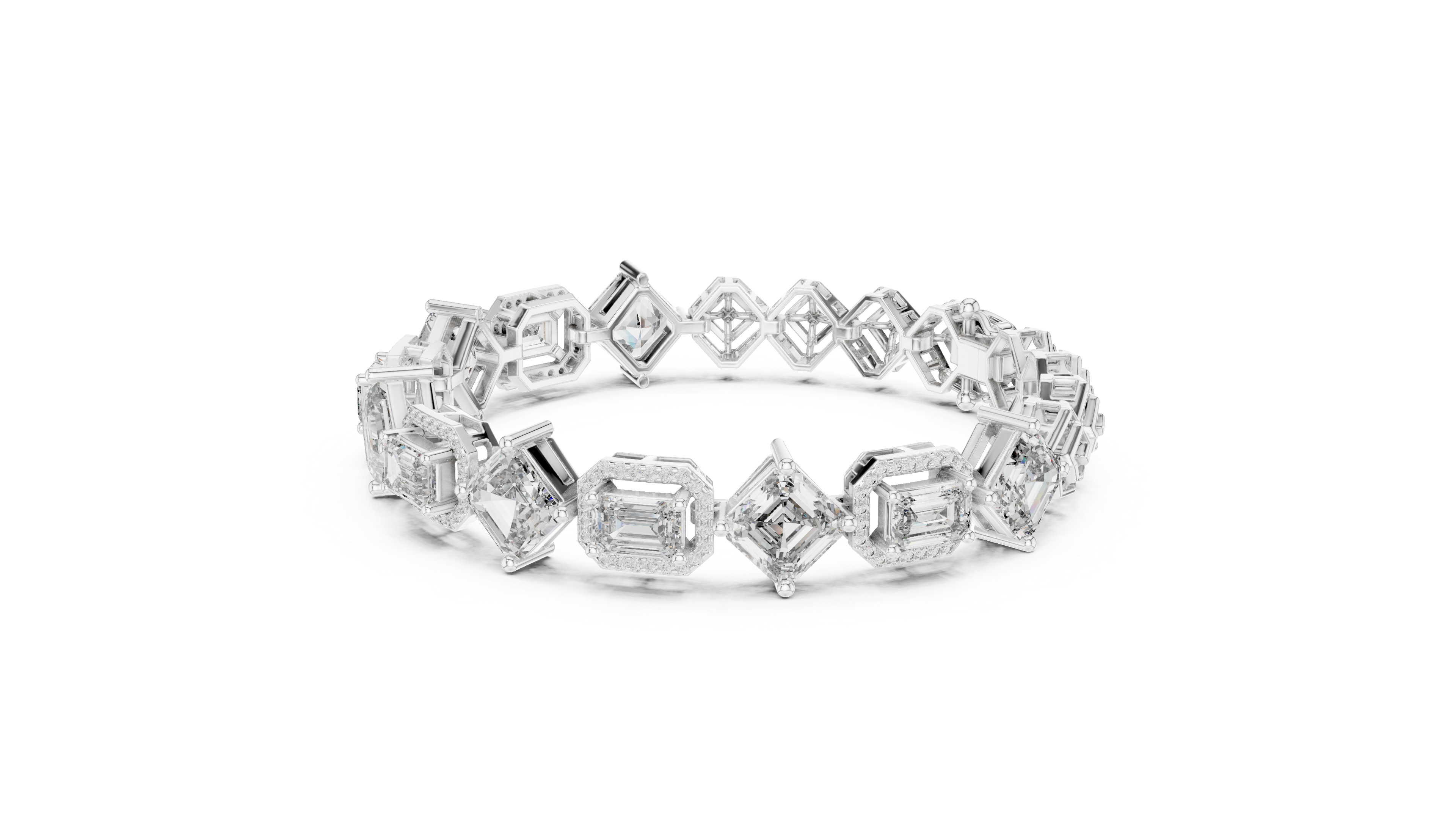 Bracelet 0048-01 - White Gold