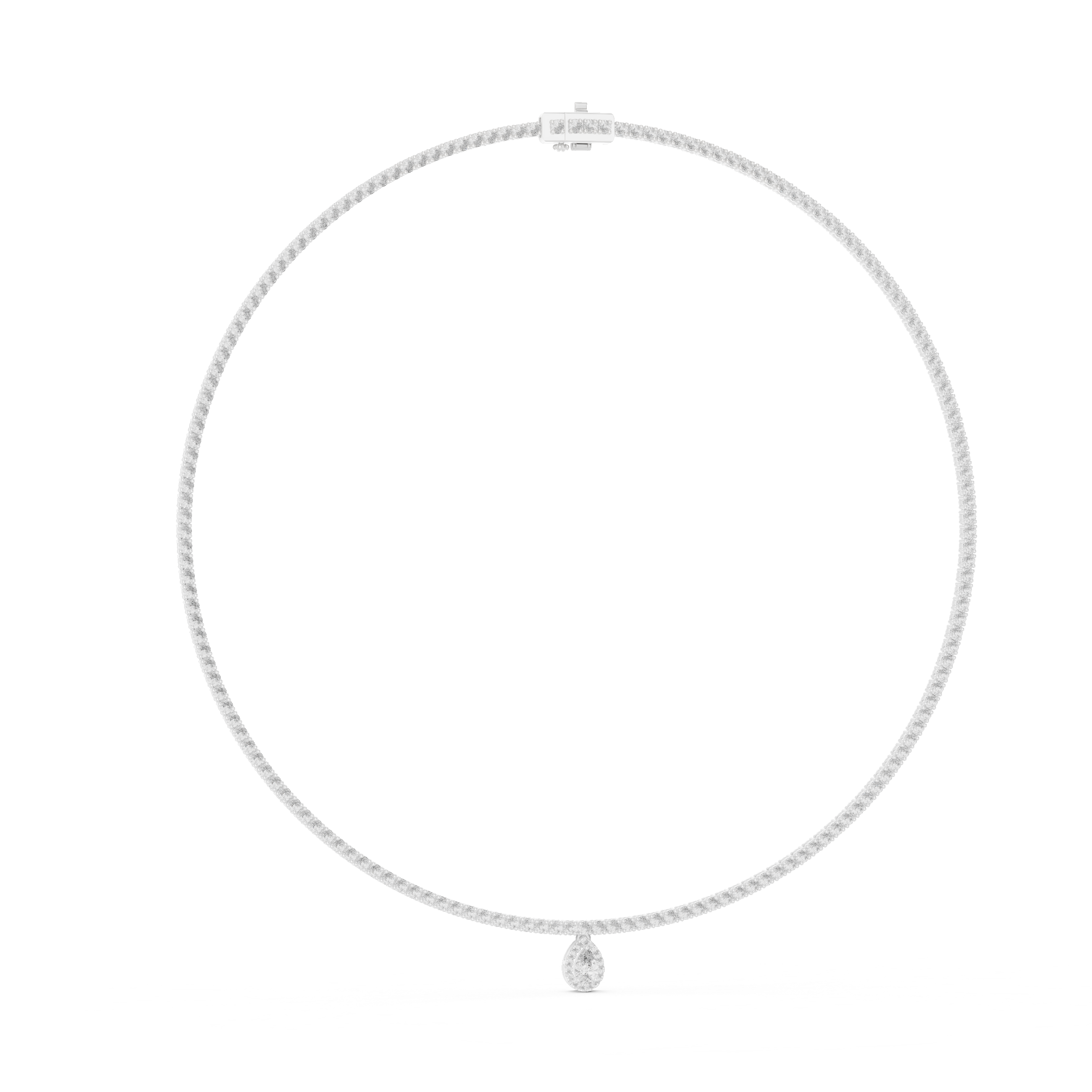 Necklace 0002-01 - White Gold