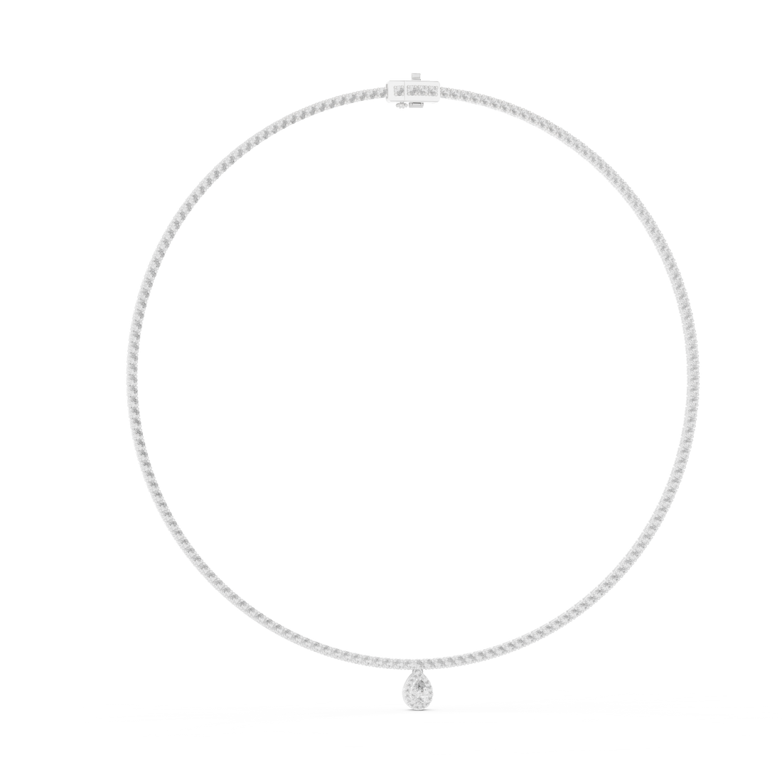 Necklace 0002-01 - White Gold