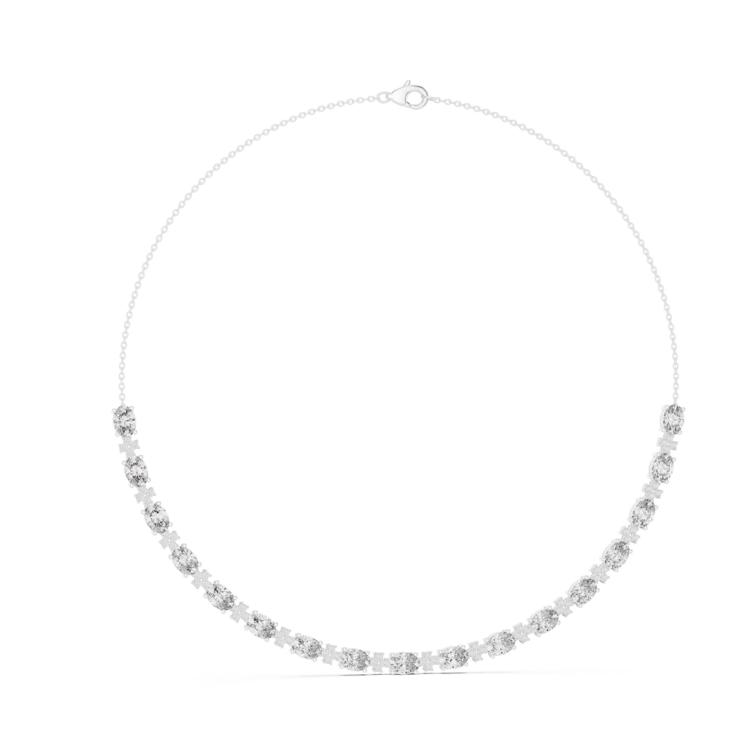 Necklace 0003-01 - White Gold