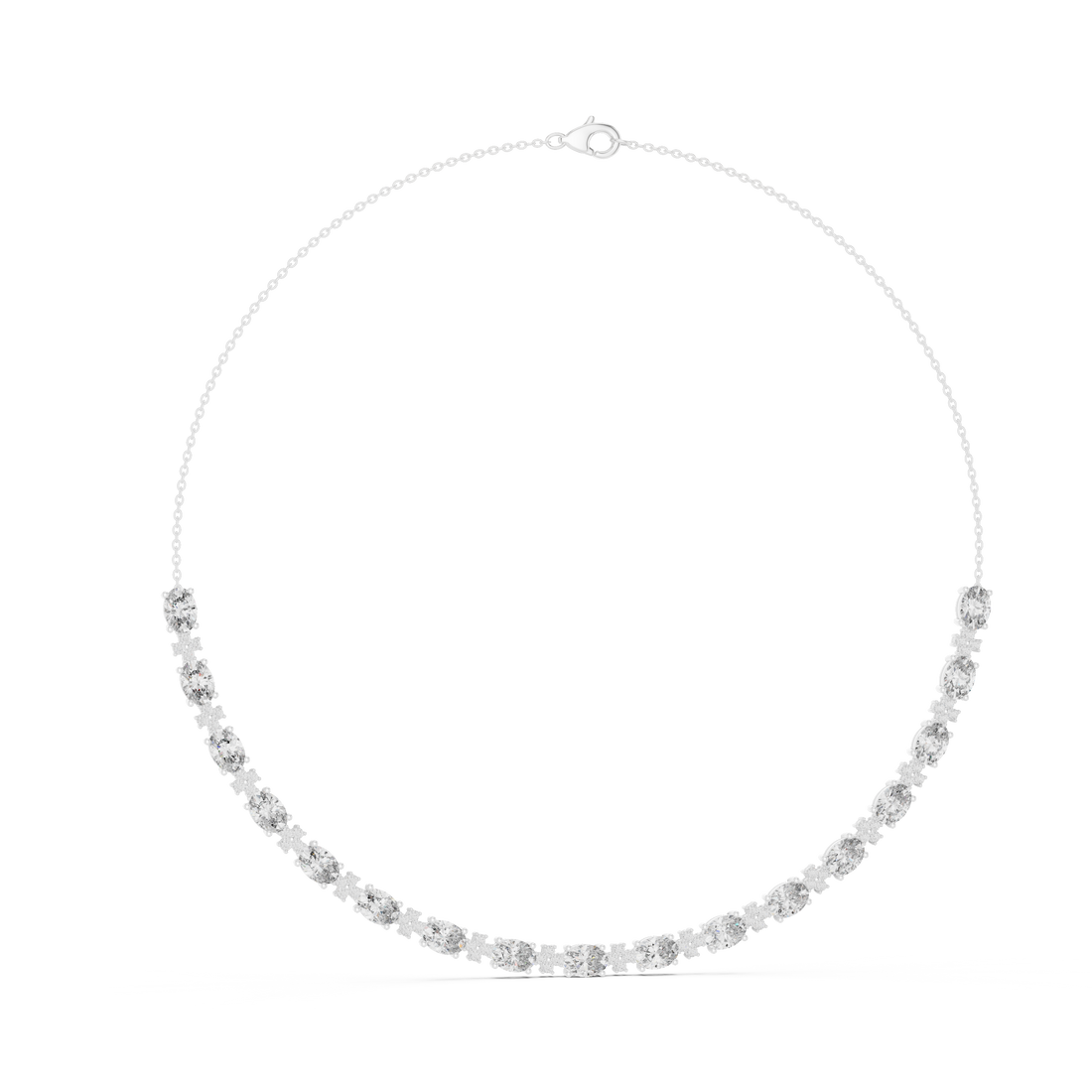 Necklace 0003-01 - White Gold