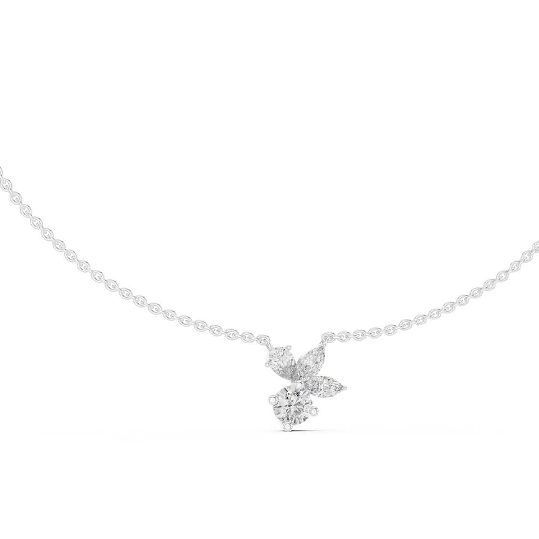 Necklace 0006-01 - White Gold