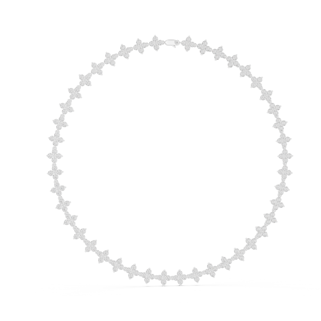 Necklace 0008-01 - White Gold