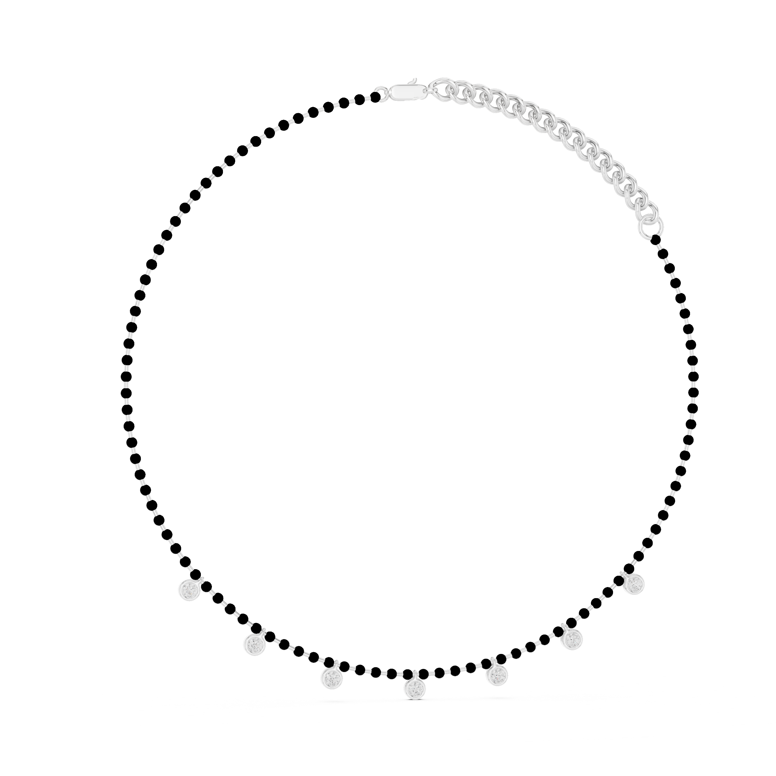 Necklace 0009-01 - White Gold
