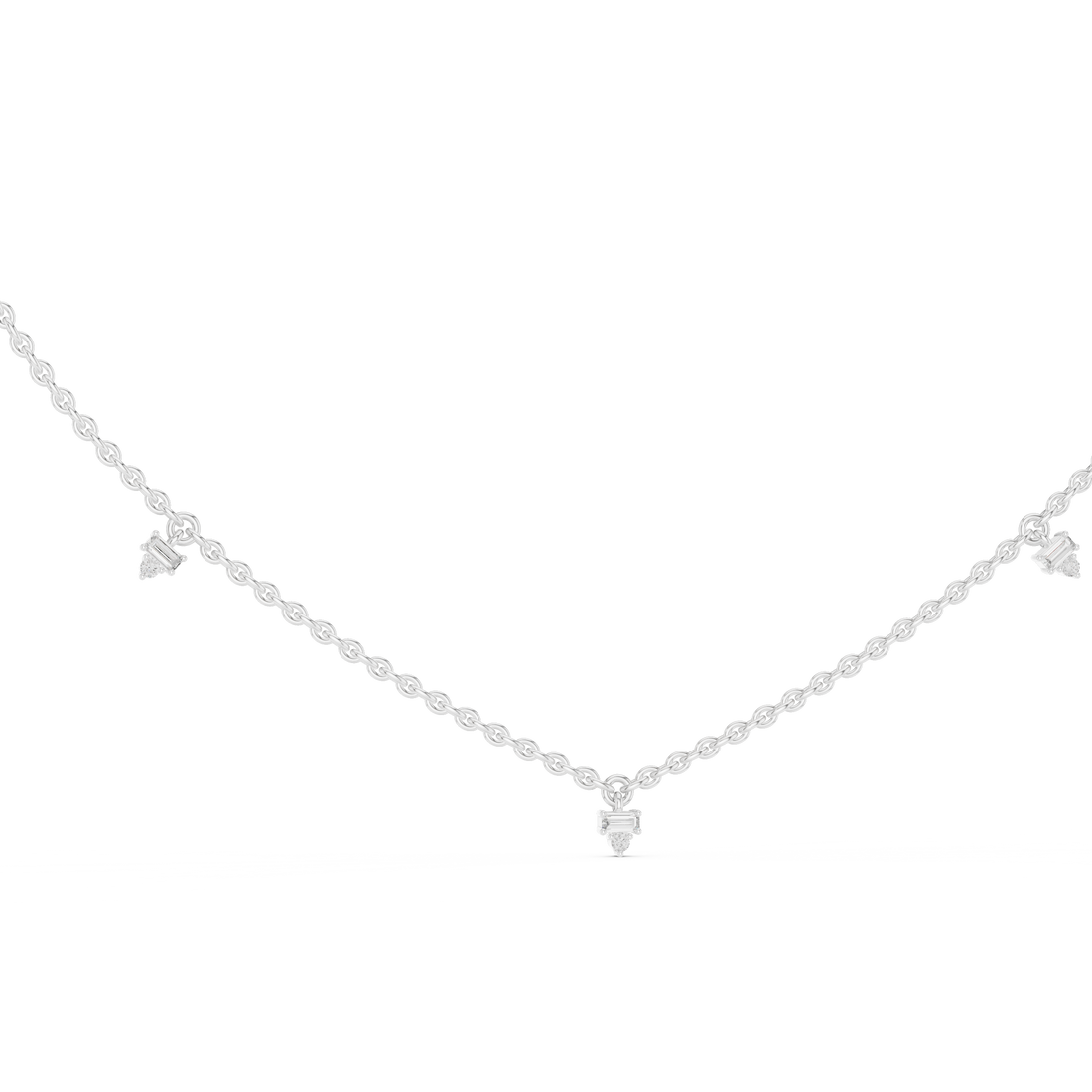 Necklace 0010-01 - White Gold