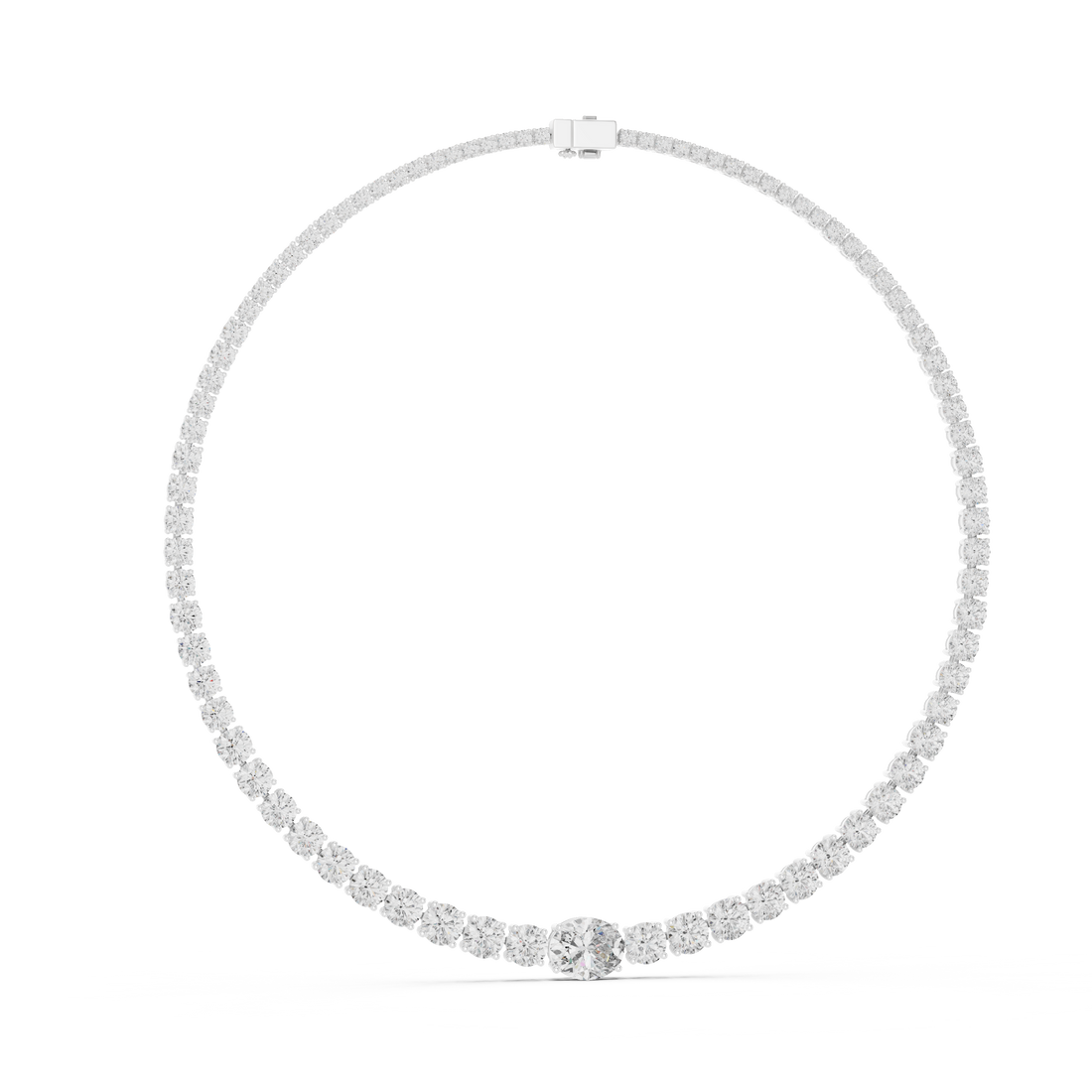 Necklace 0013-01 - White Gold