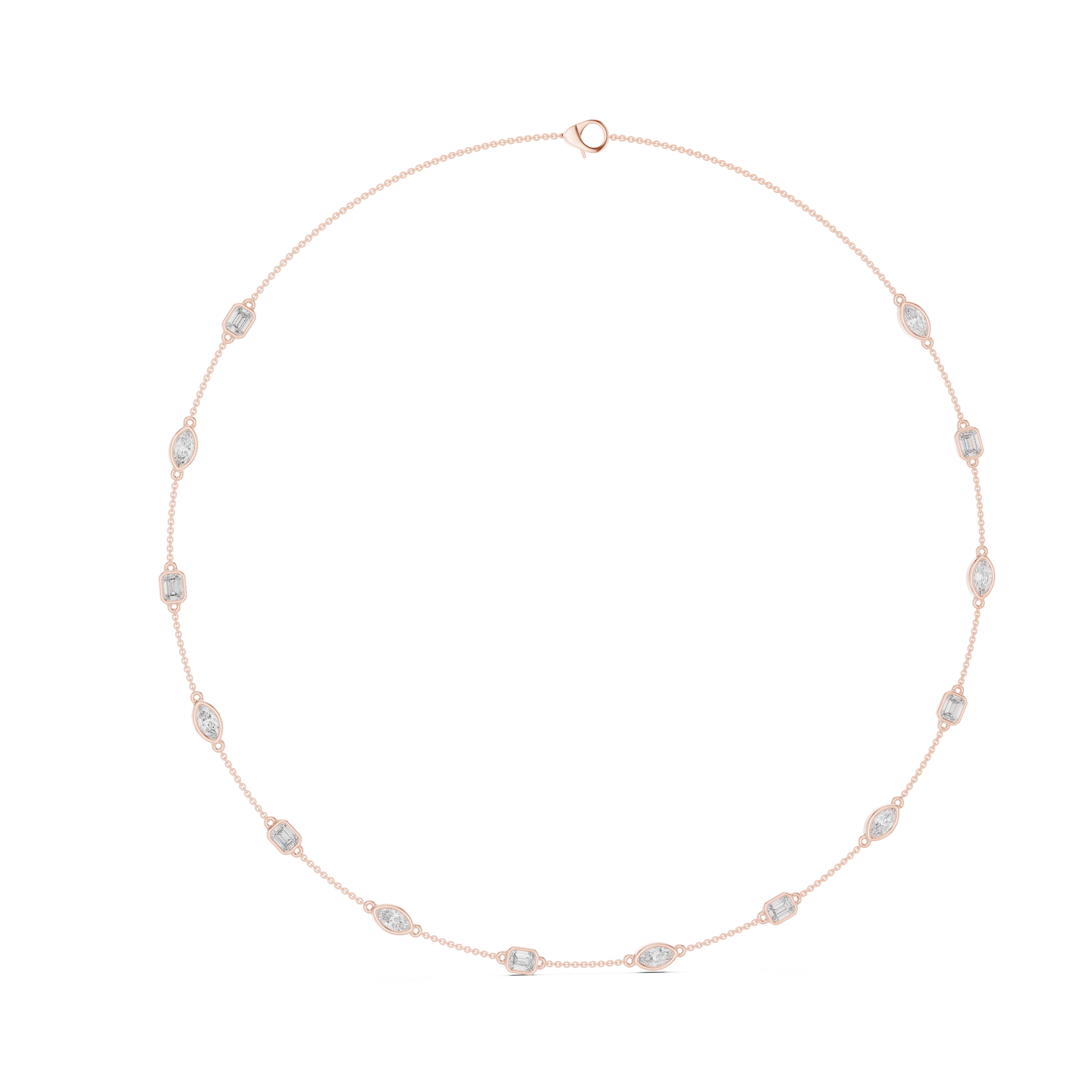 Necklace 0018-01 - Rose Gold