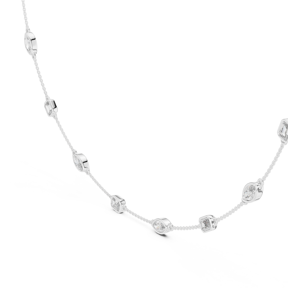 Necklace 0018 - White Gold