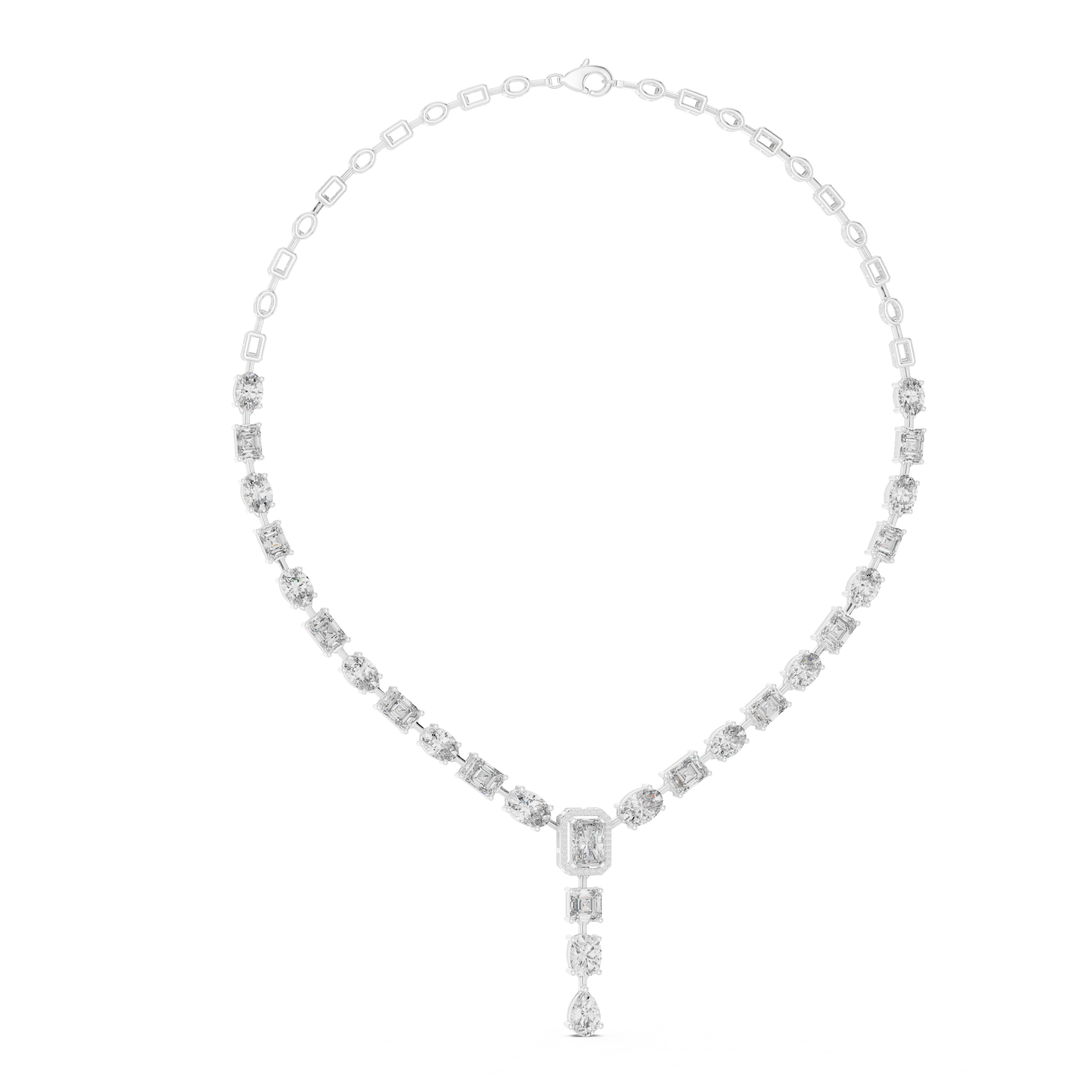 Necklace 0021-01 - White Gold