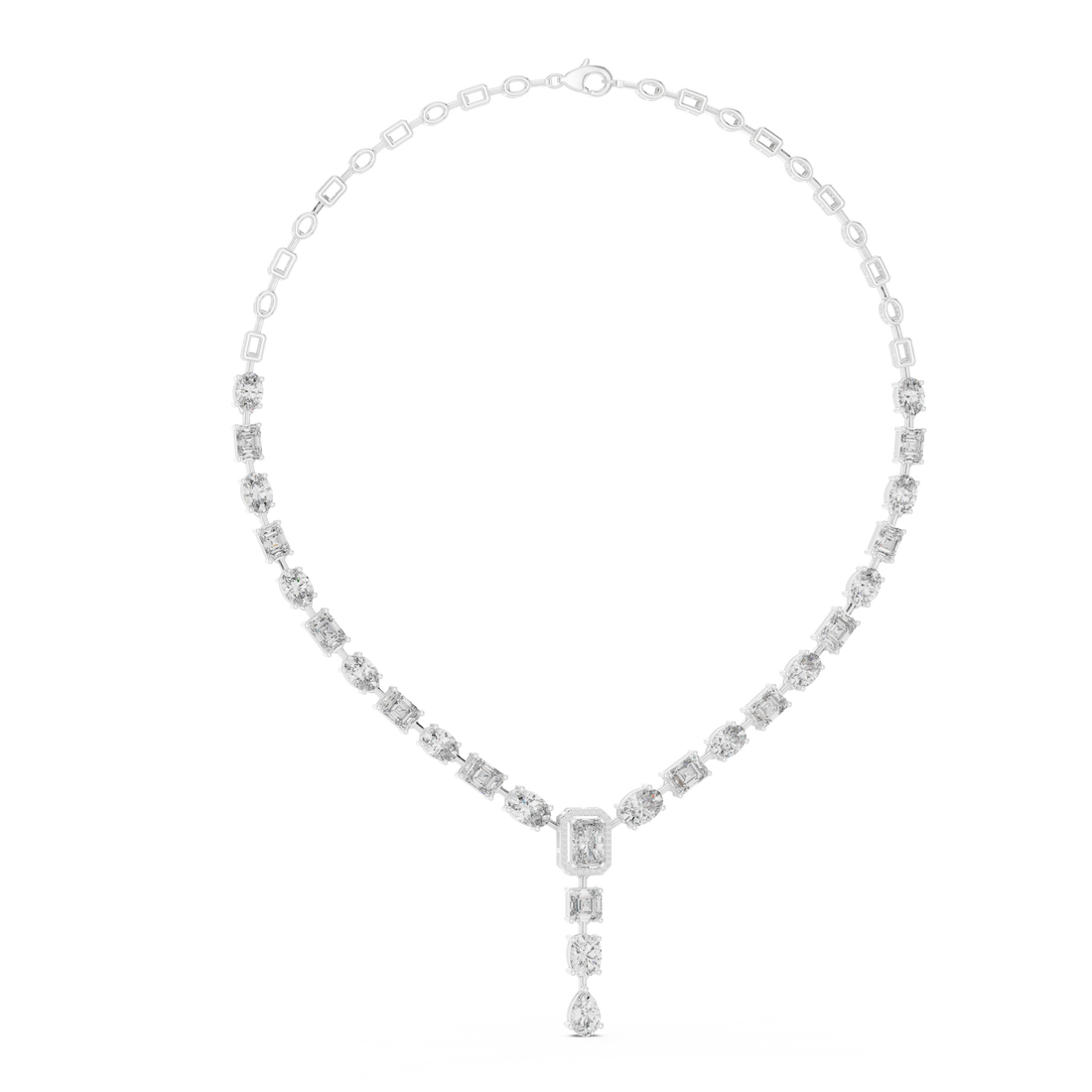 Necklace 0021-01 - White Gold