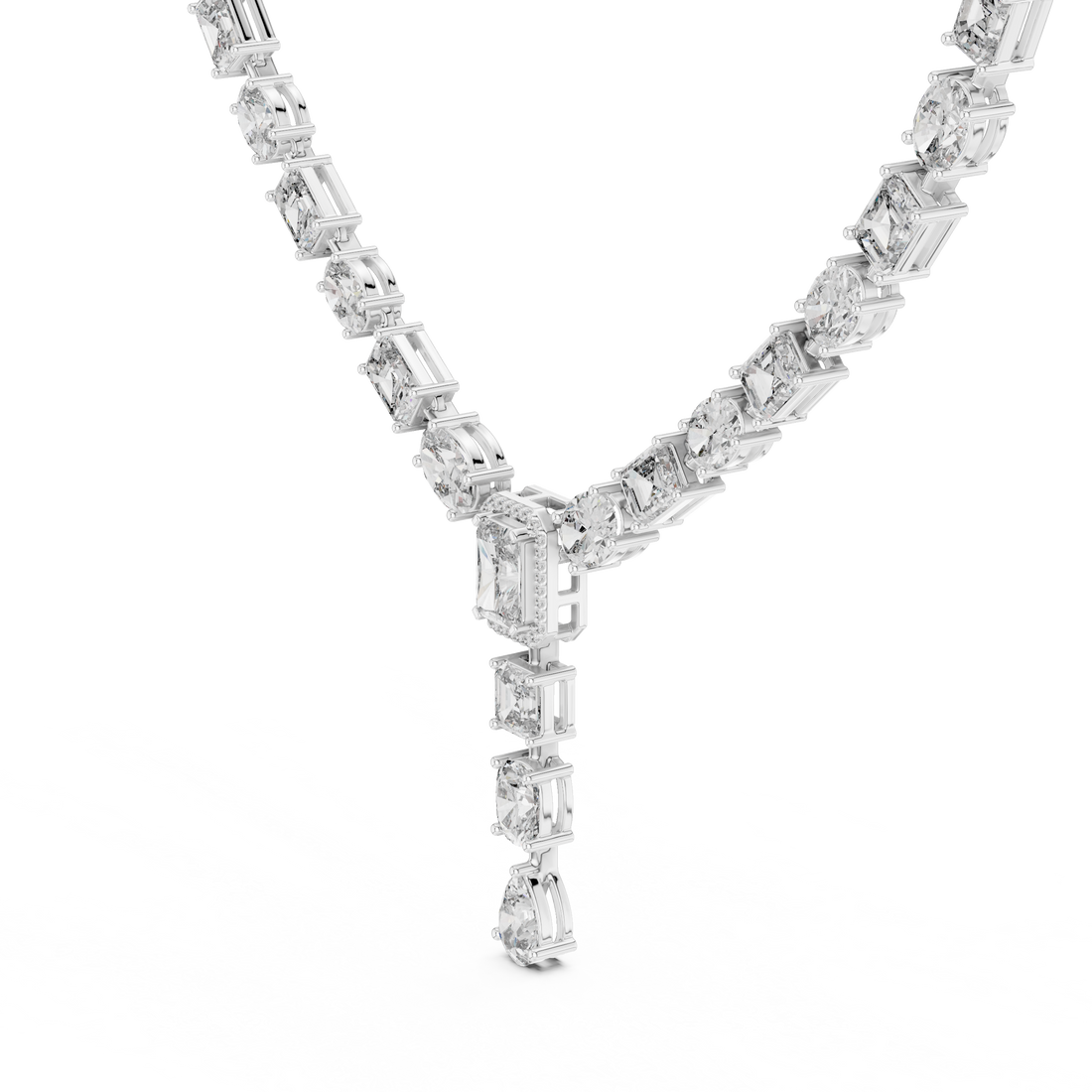 Necklace 0021 - White Gold