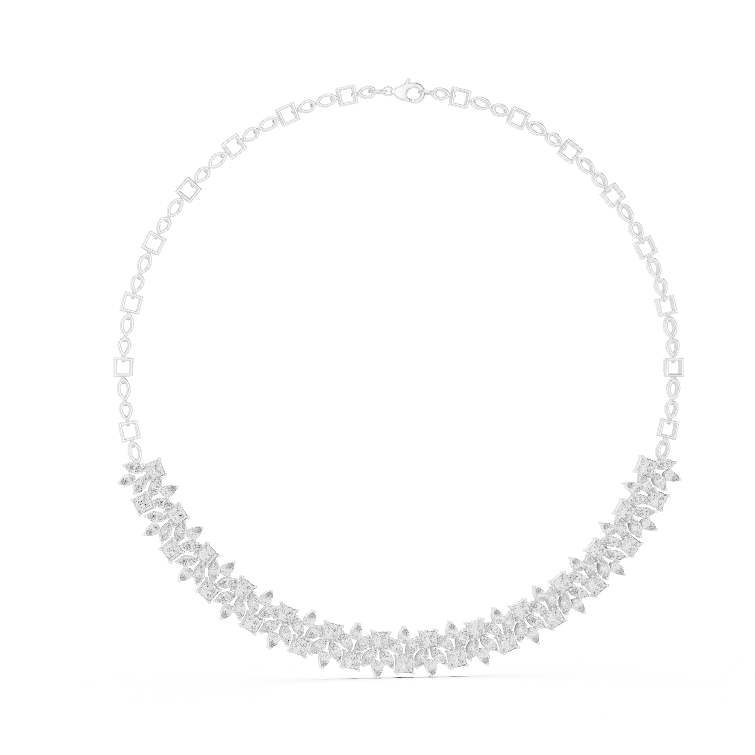 Necklace 0023-01 - White Gold