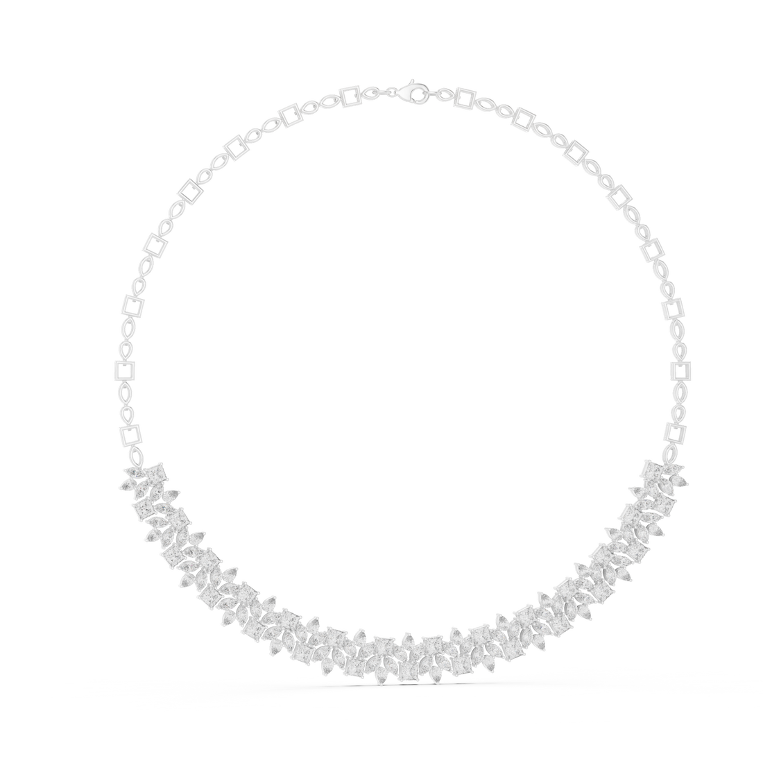 Necklace 0023-01 - White Gold