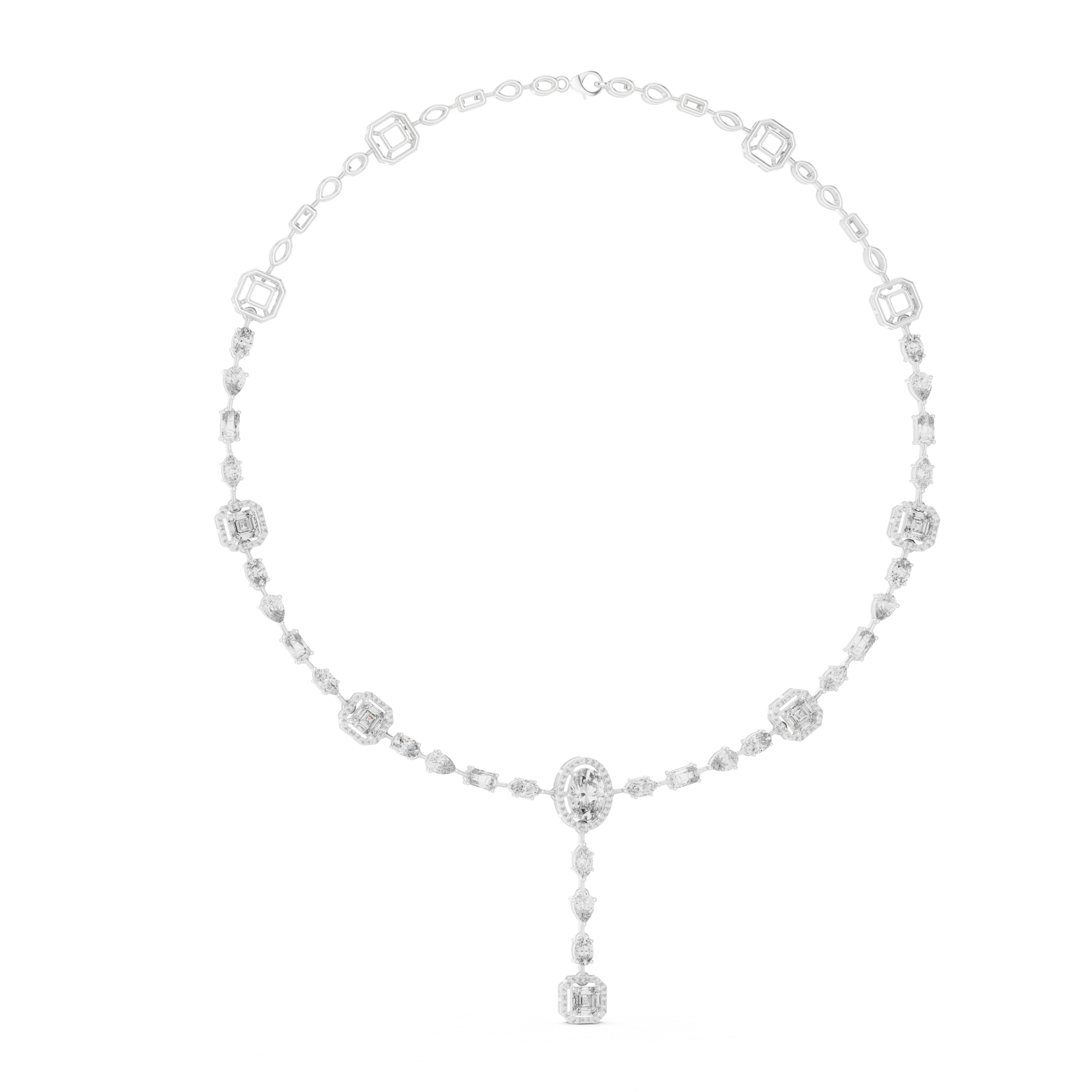 Necklace 0025-01 - White Gold