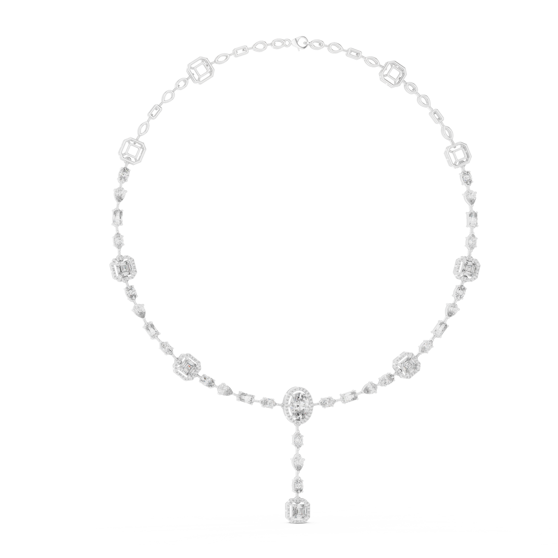 Necklace 0025-01 - White Gold