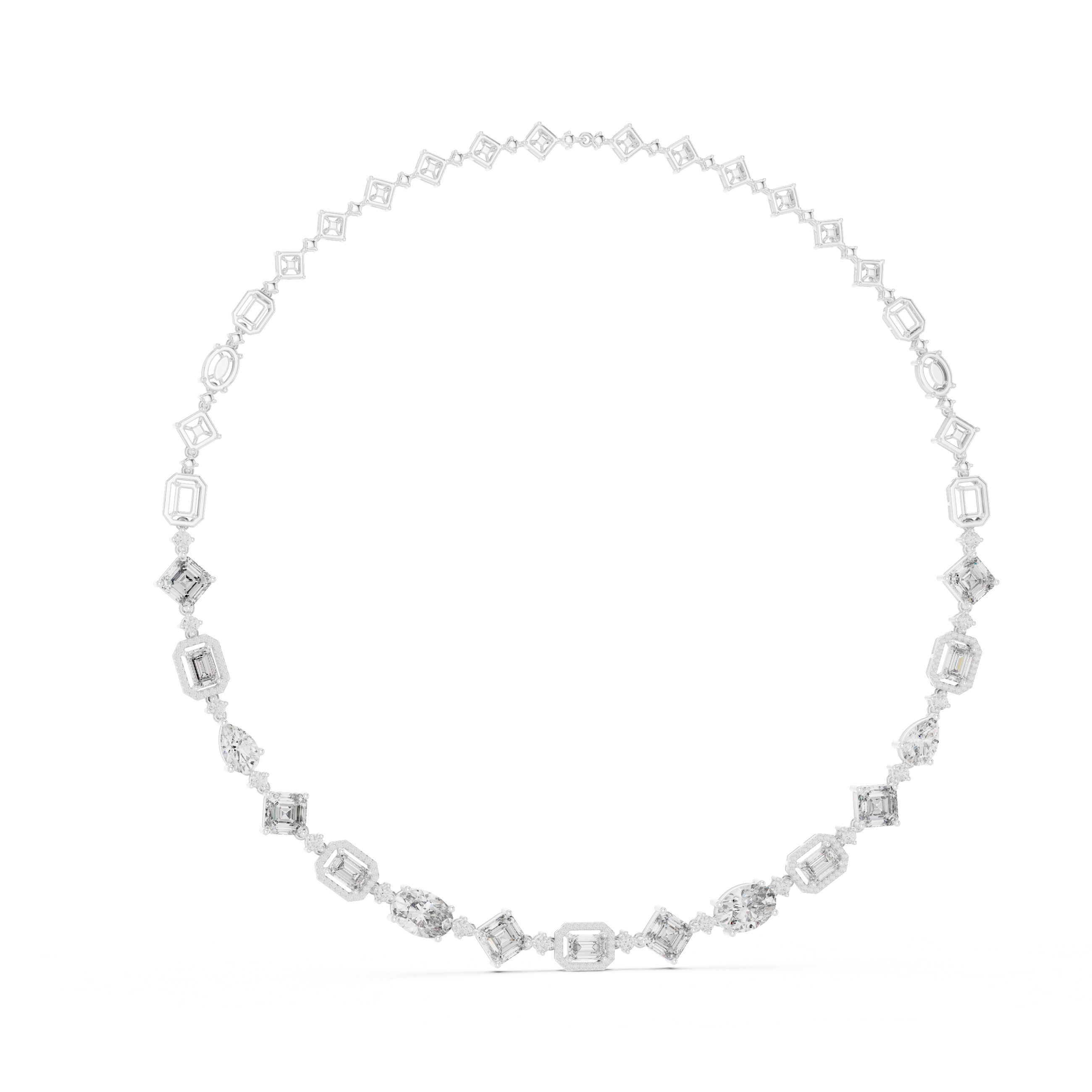 Necklace 0029-01 - White Gold