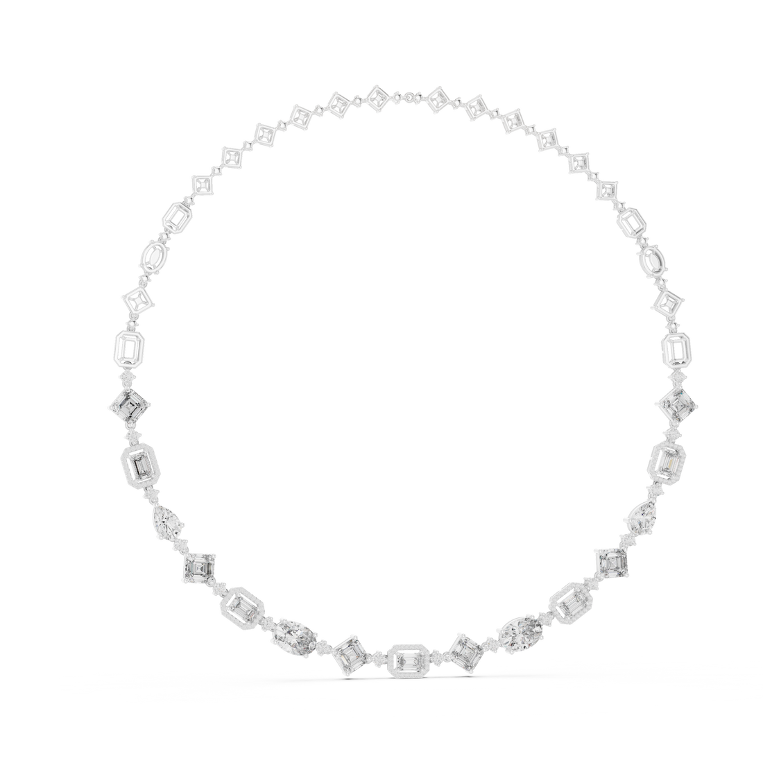 Necklace 0029-01 - White Gold