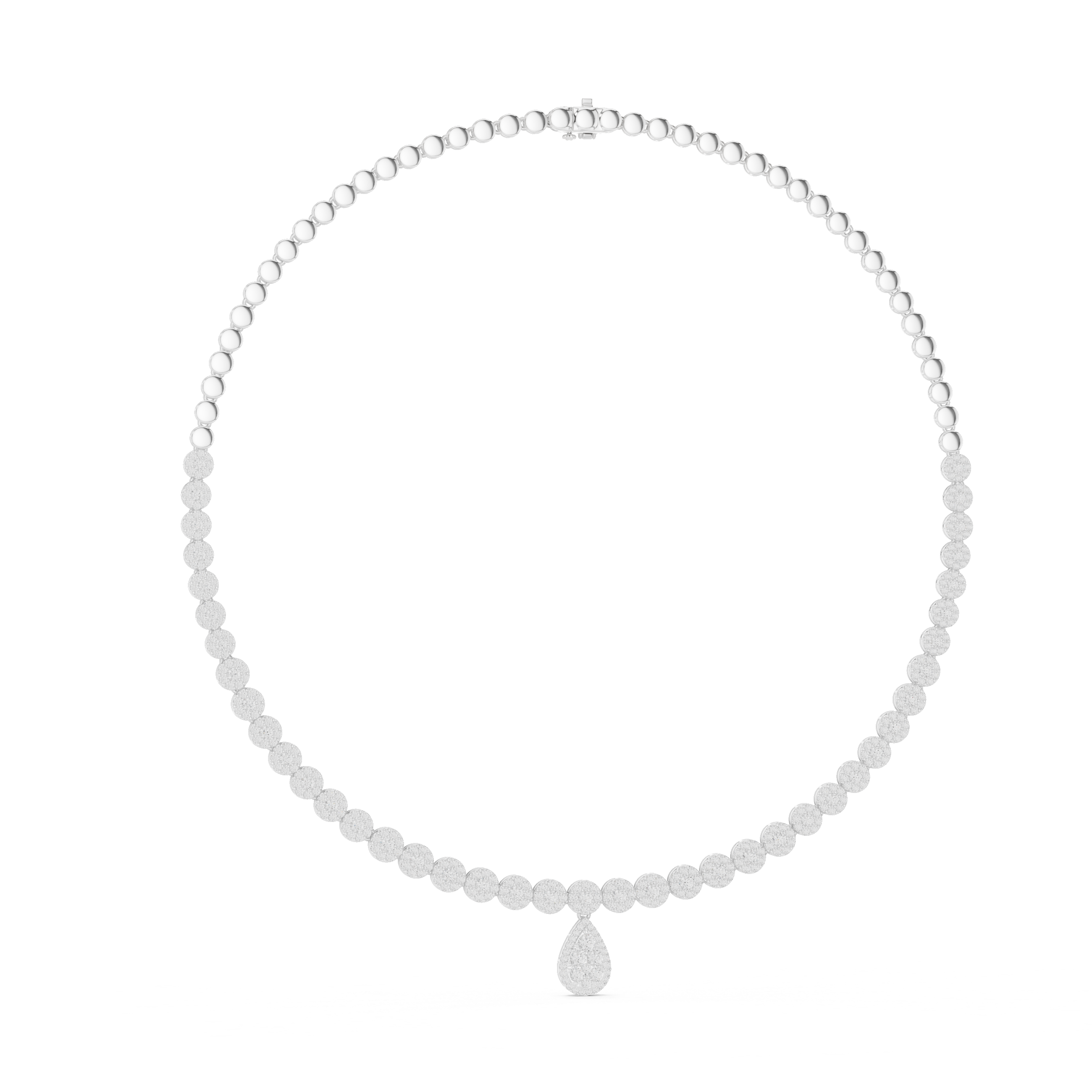 Necklace 0048-01 - White Gold