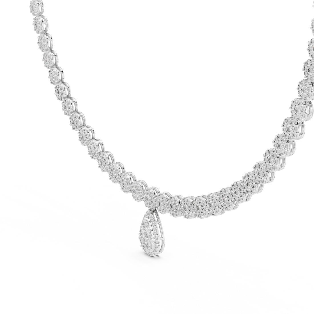 Necklace 0048 - White Gold