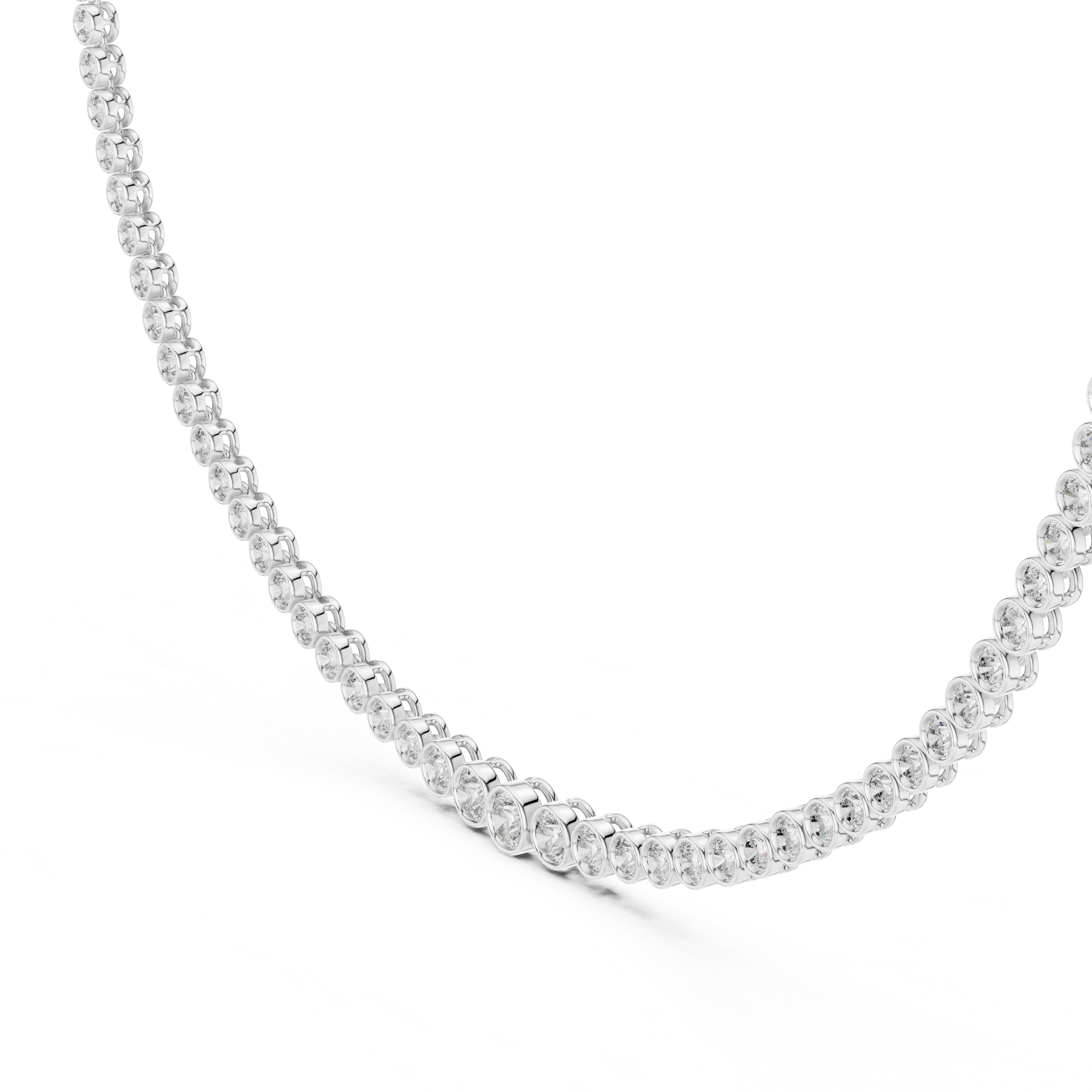 Necklace 0049 - White Gold
