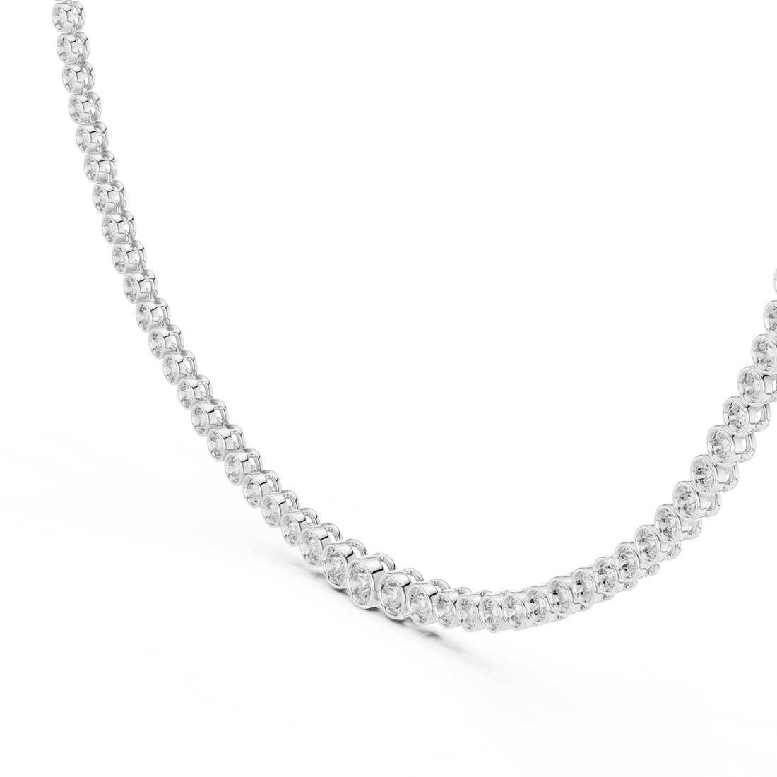 Necklace 0049 - White Gold