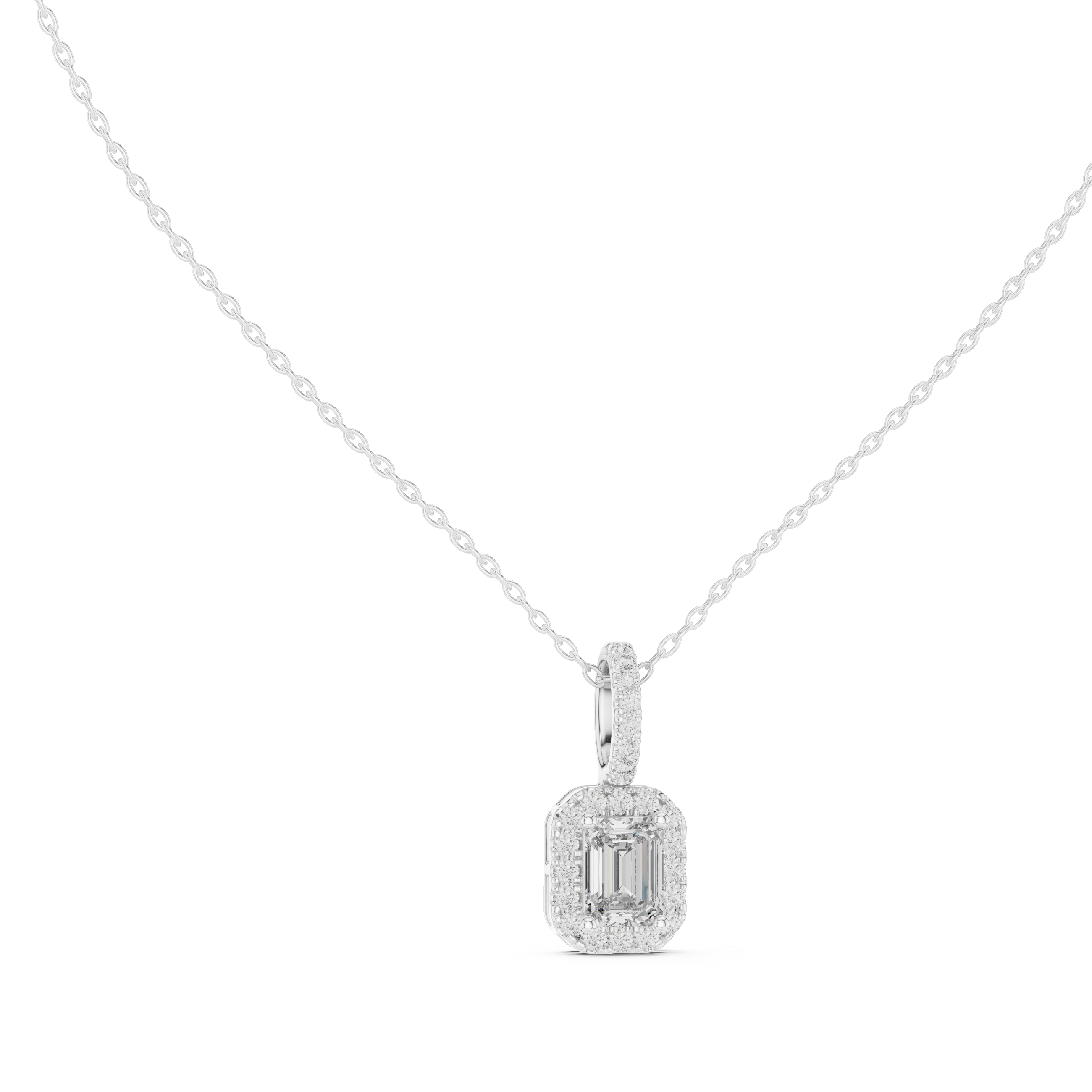 Pendant 0002 - White Gold