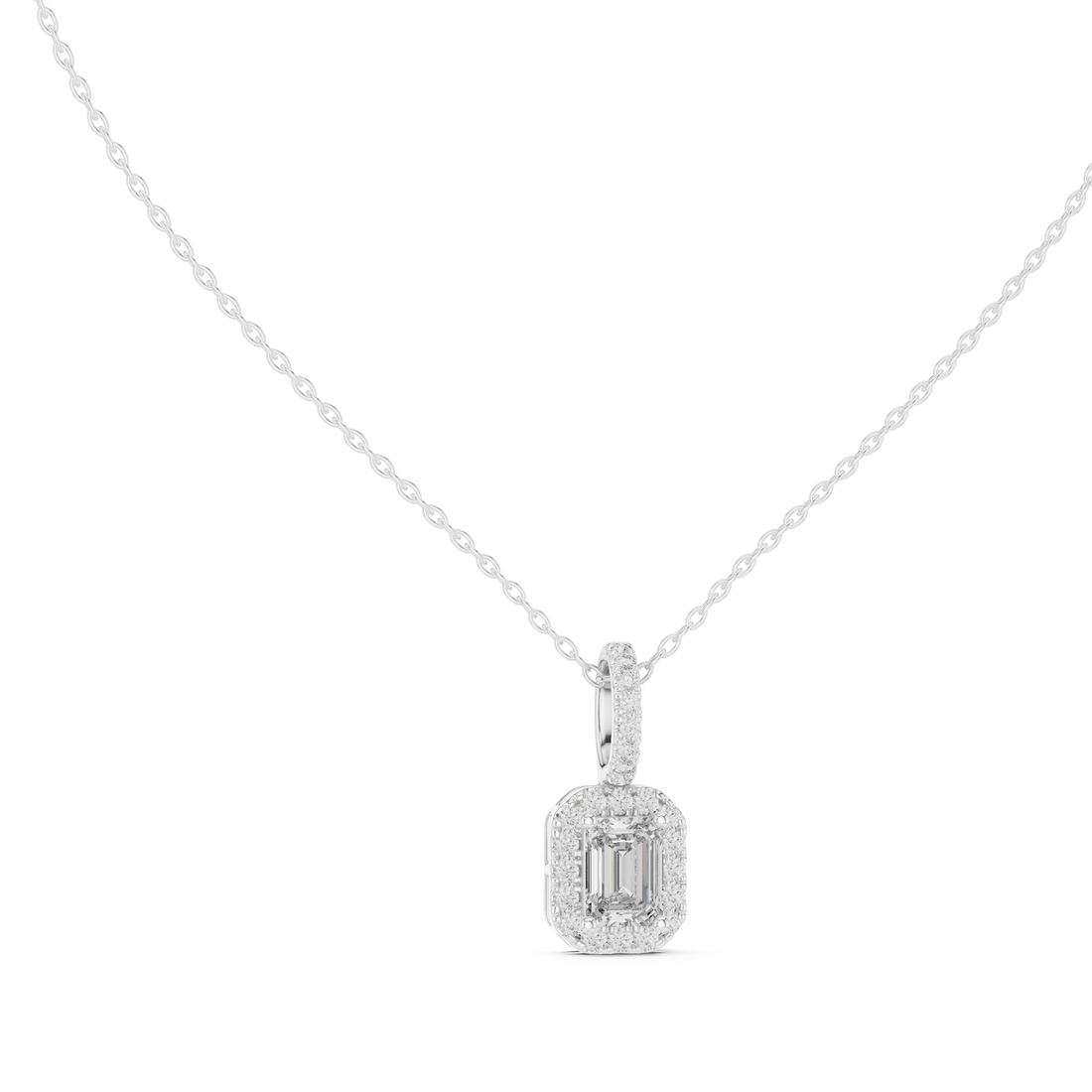 Pendant 0002 - White Gold