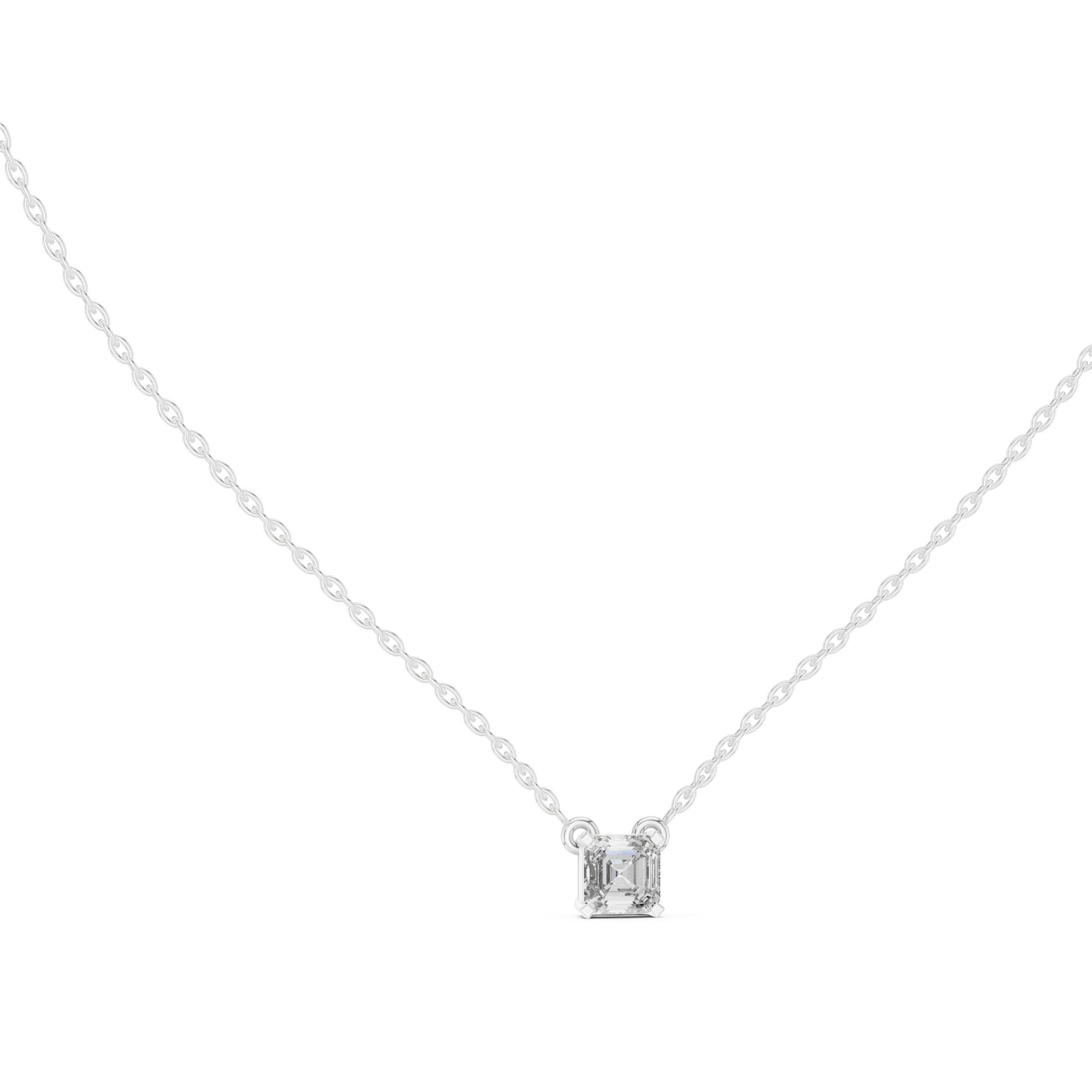 Pendant 0003 - White Gold