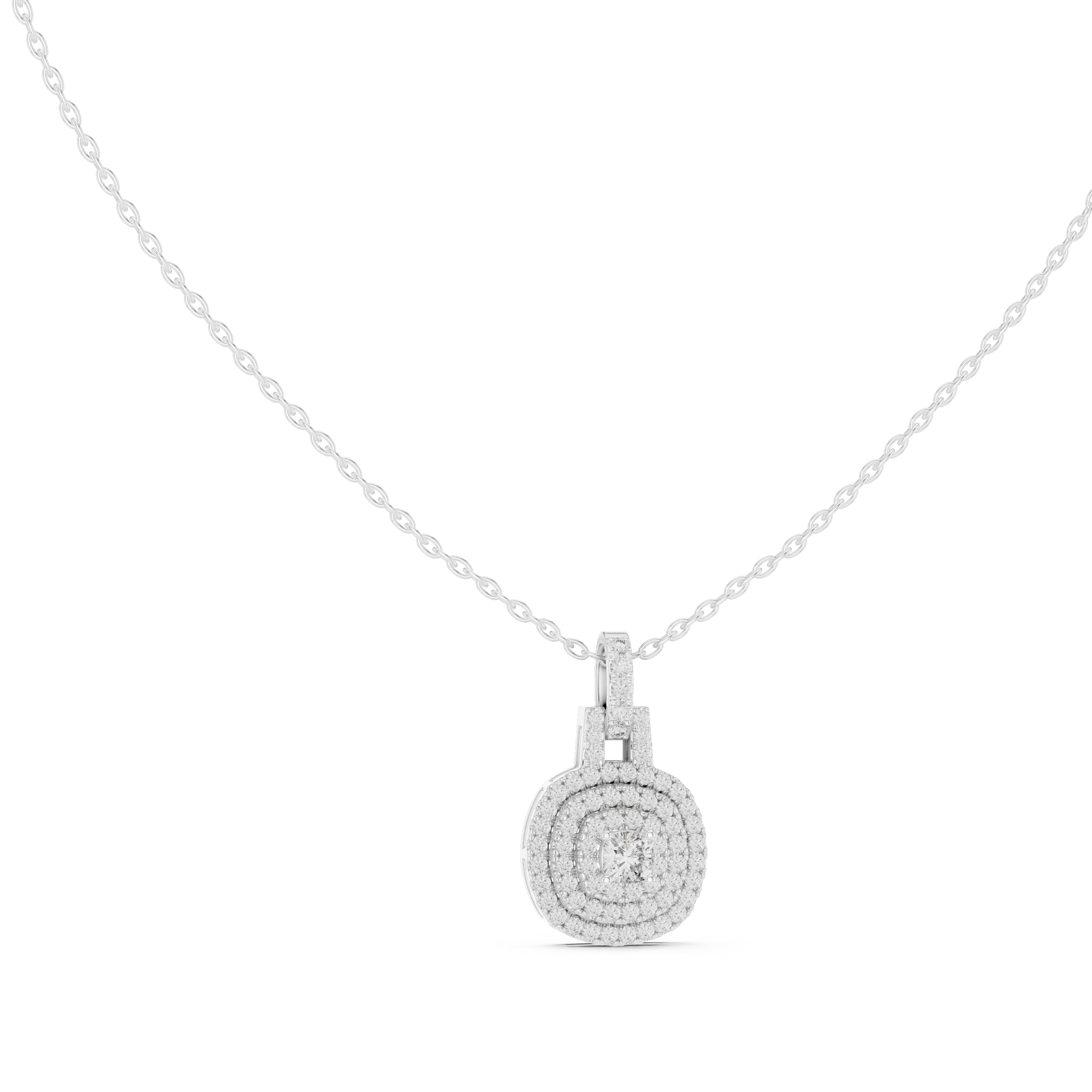 Pendant 0005 - White Gold