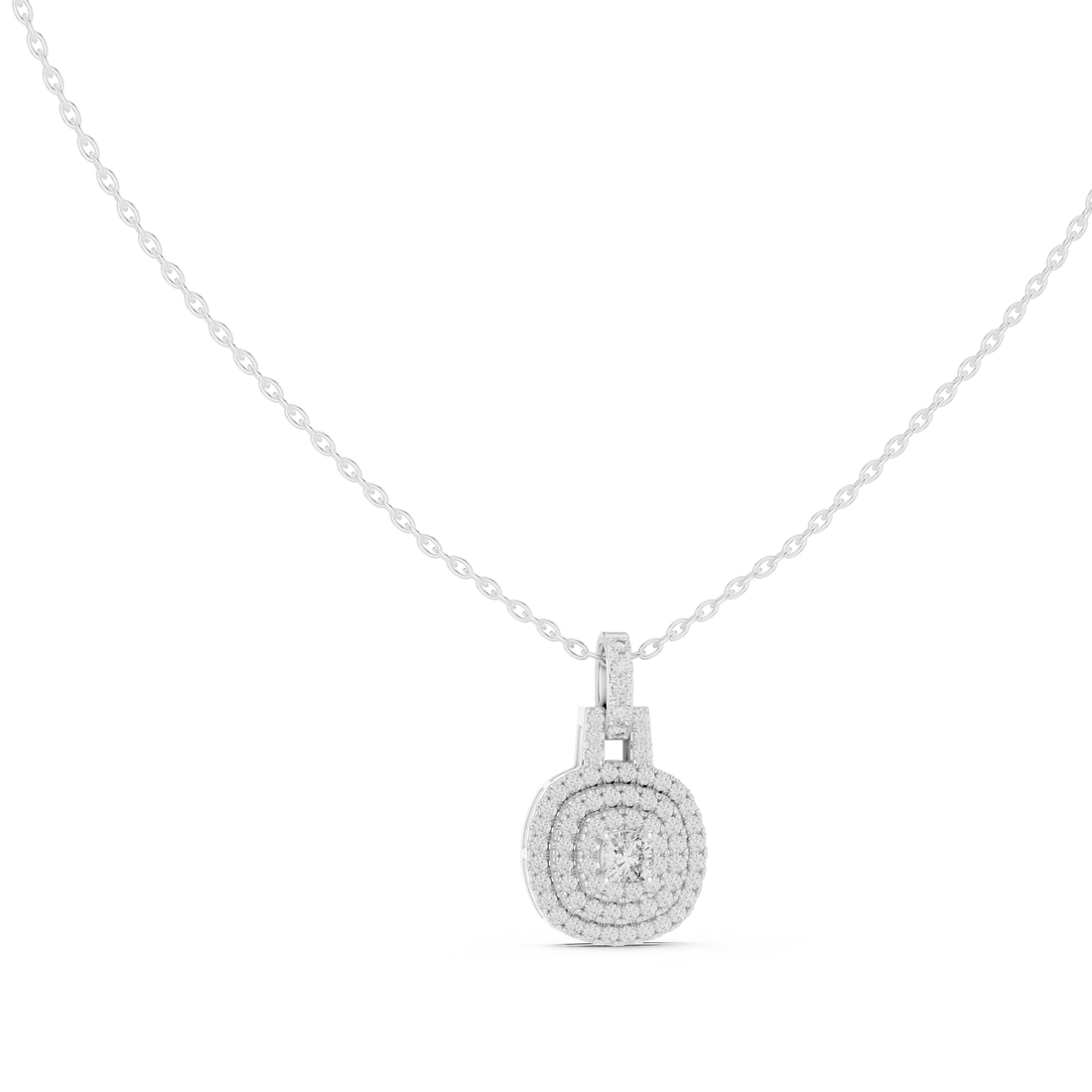 Pendant 0005 - White Gold