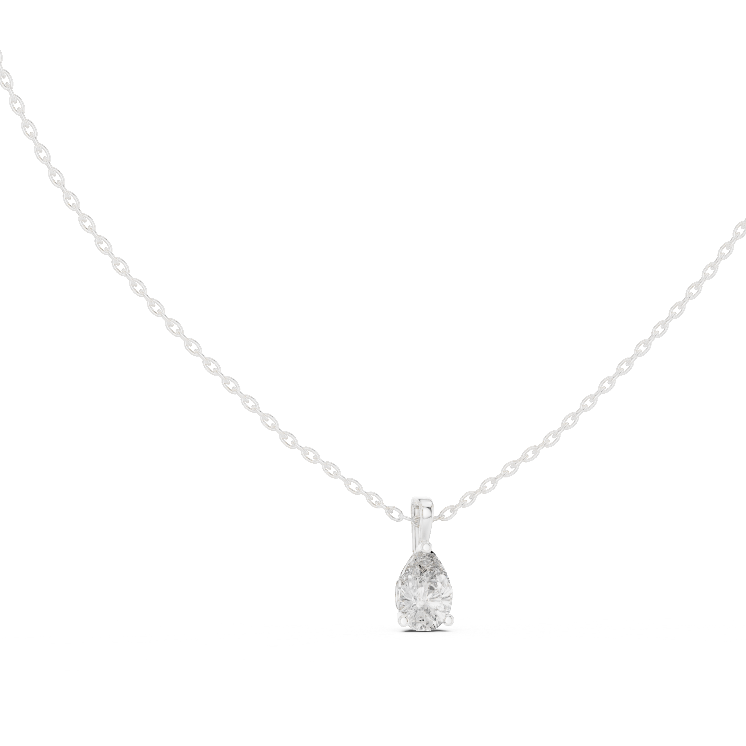 Pendant 00065 - White Gold