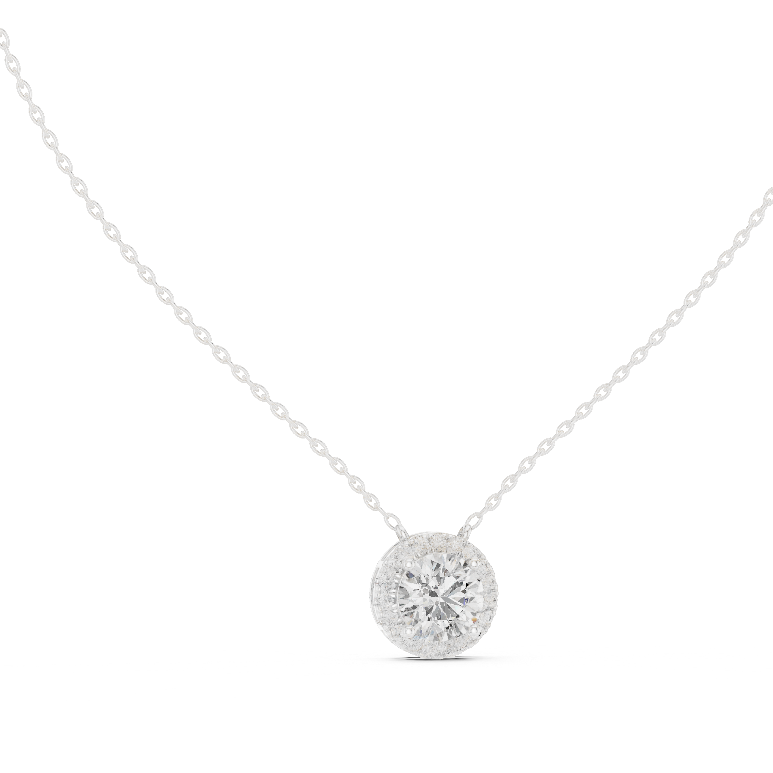 Pendant 0007 - White Gold