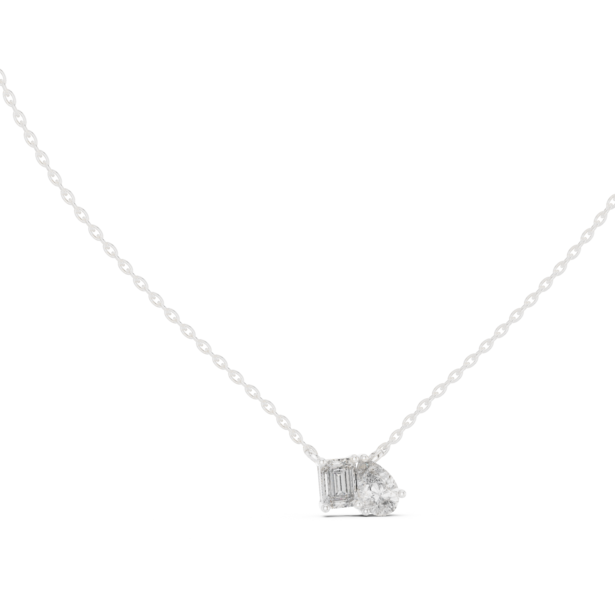 Pendant 0011 - White Gold