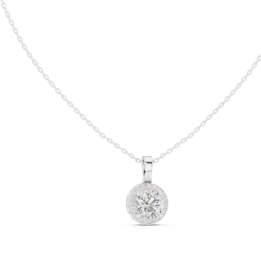 Pendant 0012 - White Gold