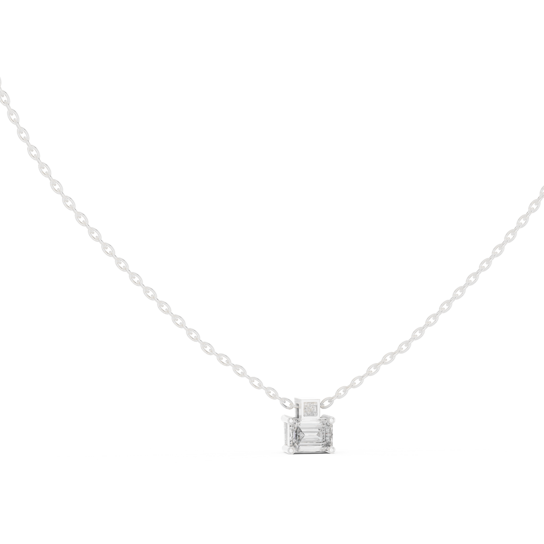 Pendant 0013 - White Gold