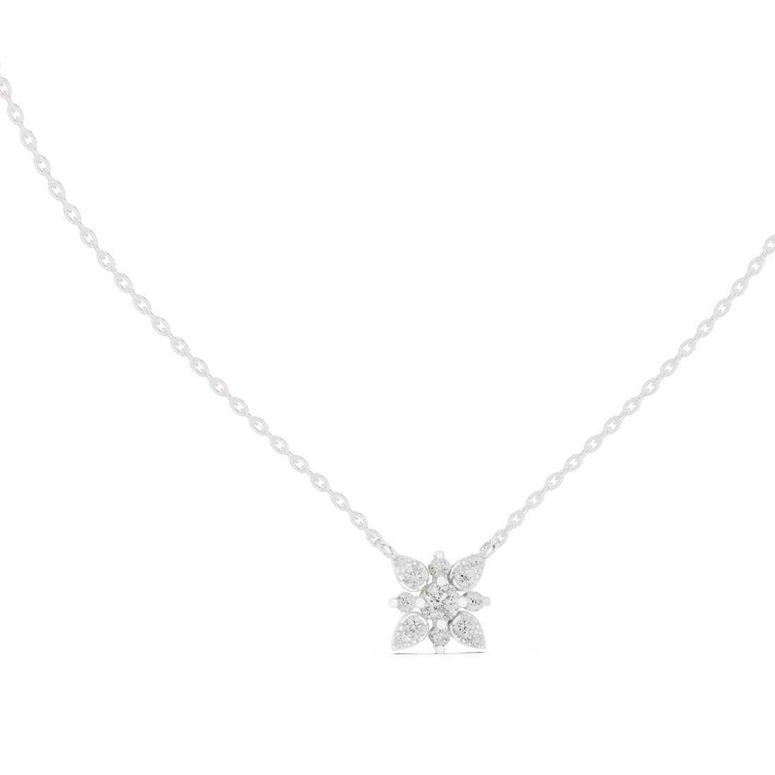 Pendant 0015 - White Gold