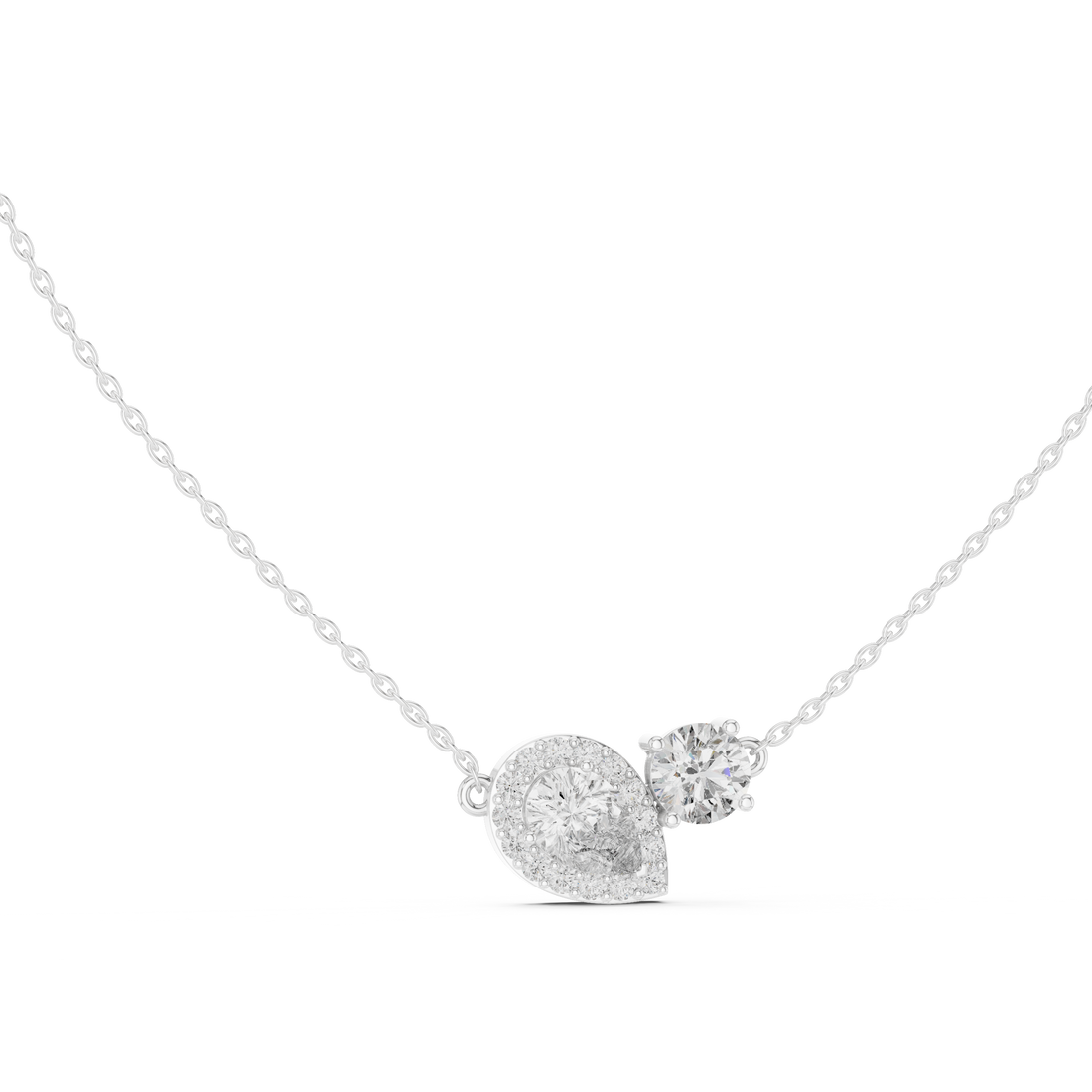 Pendant 0019 - White Gold