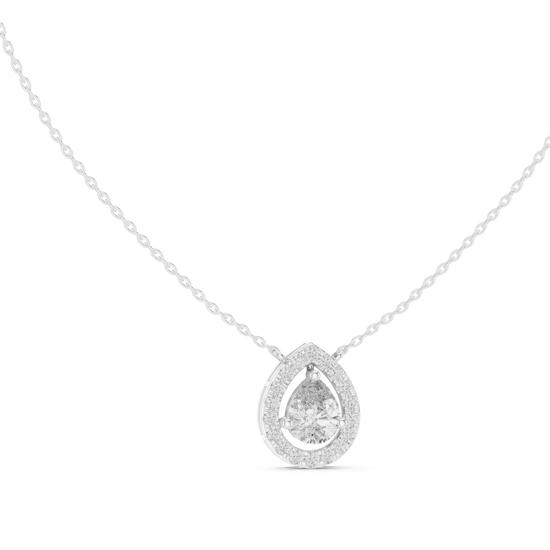 Pendant 0021 - White Gold