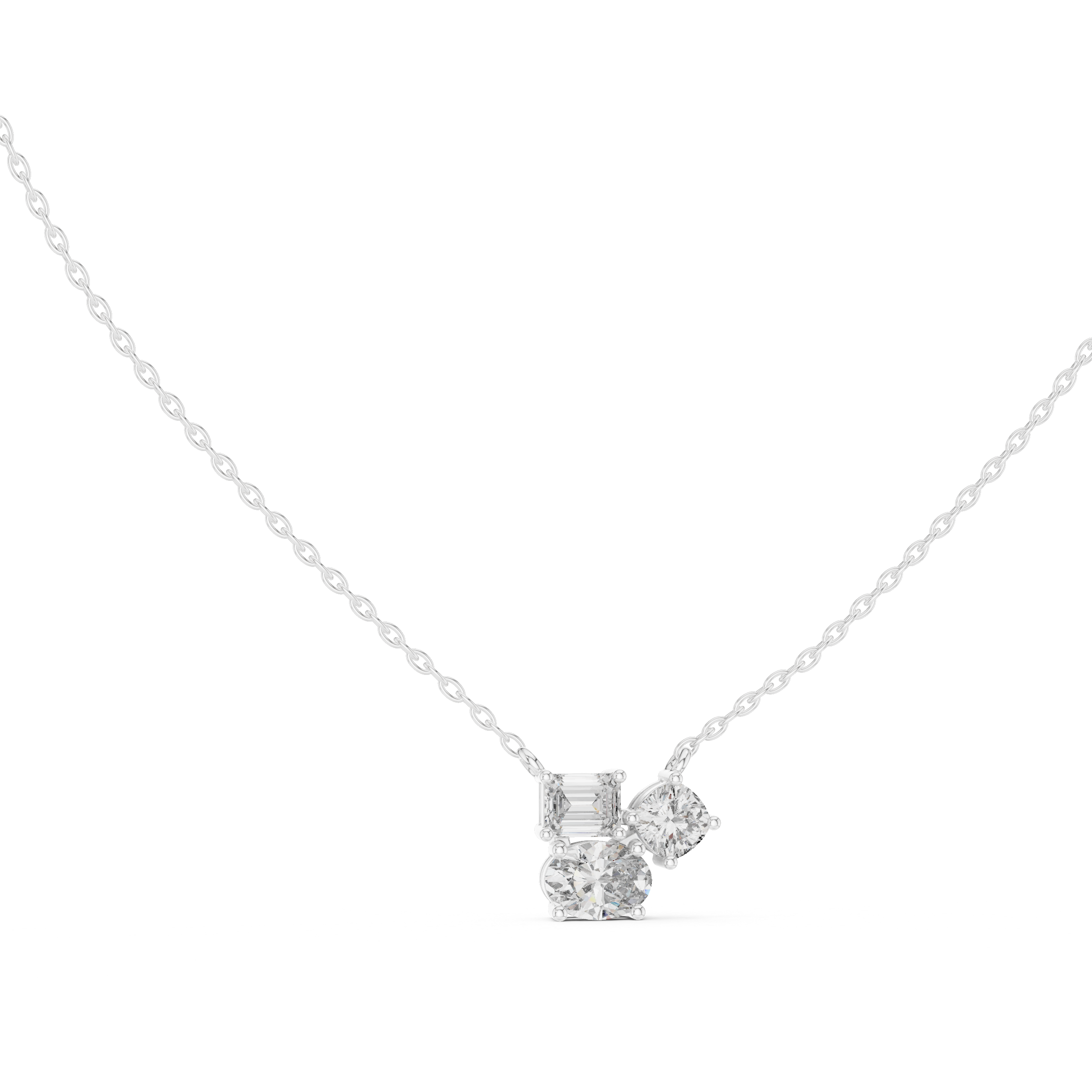 Pendant 0022 - White Gold