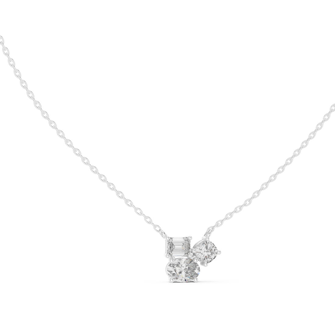 Pendant 0022 - White Gold