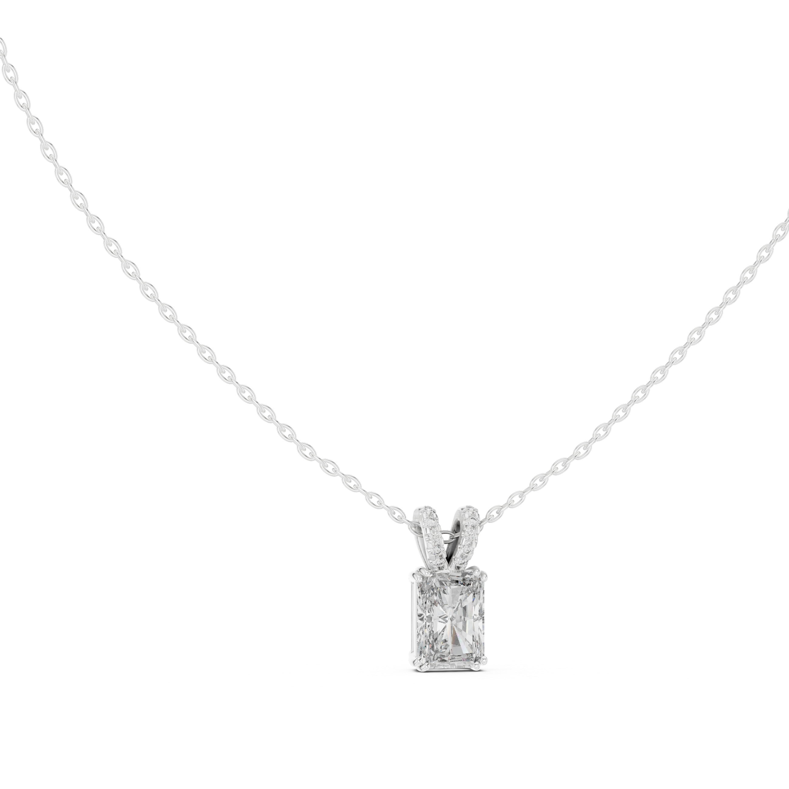Pendant 0026 - White Gold