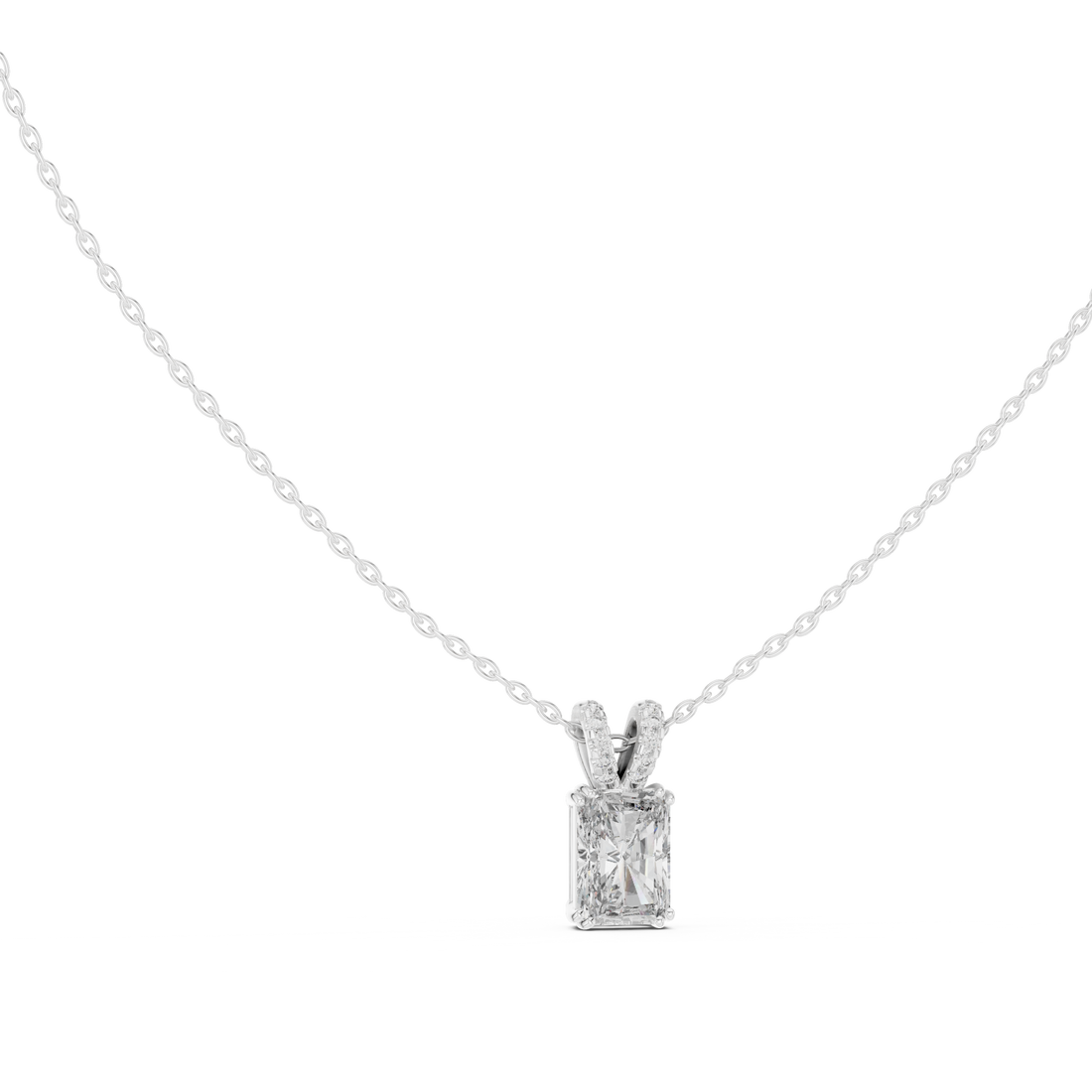 Pendant 0026 - White Gold