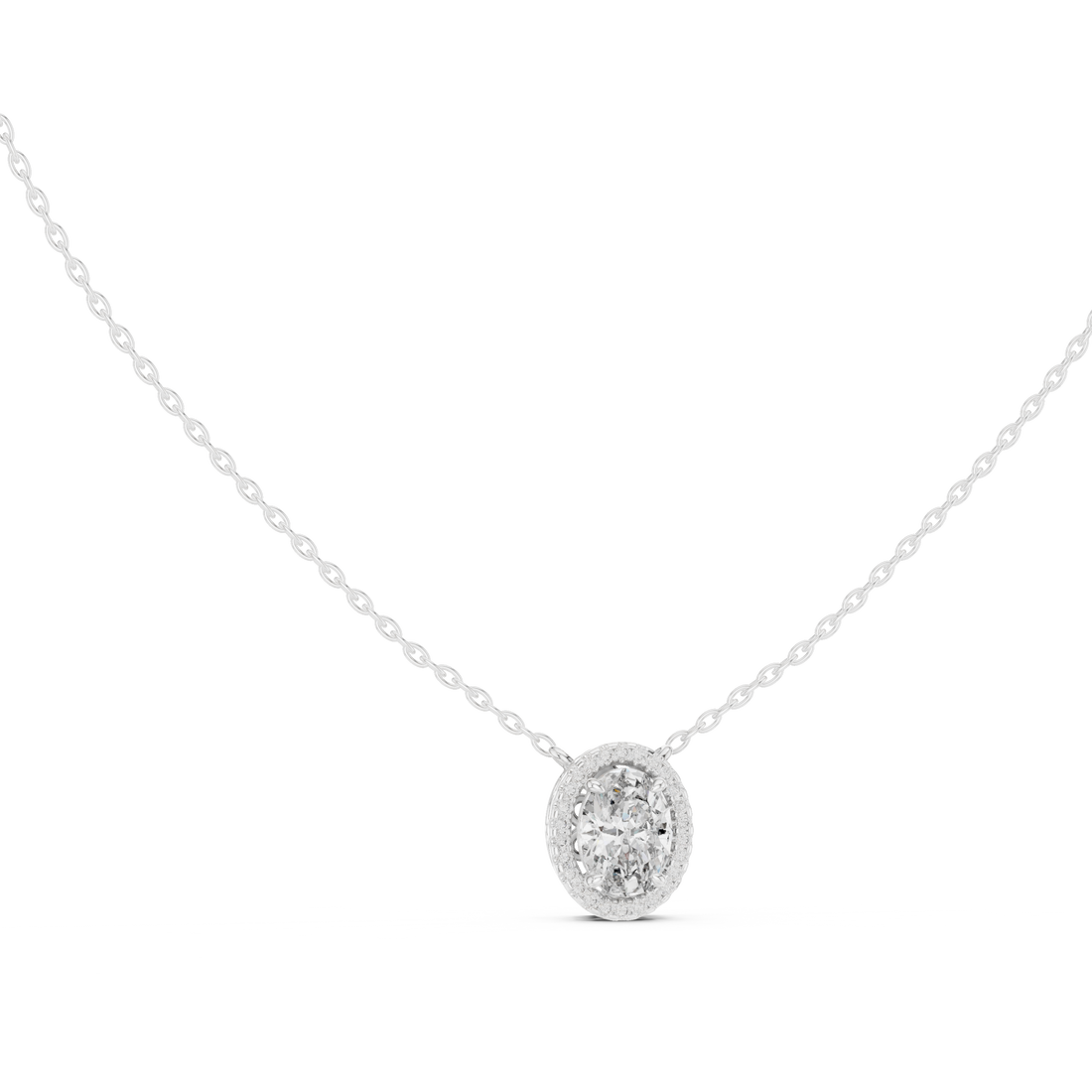 Pendant 0027 - White Gold