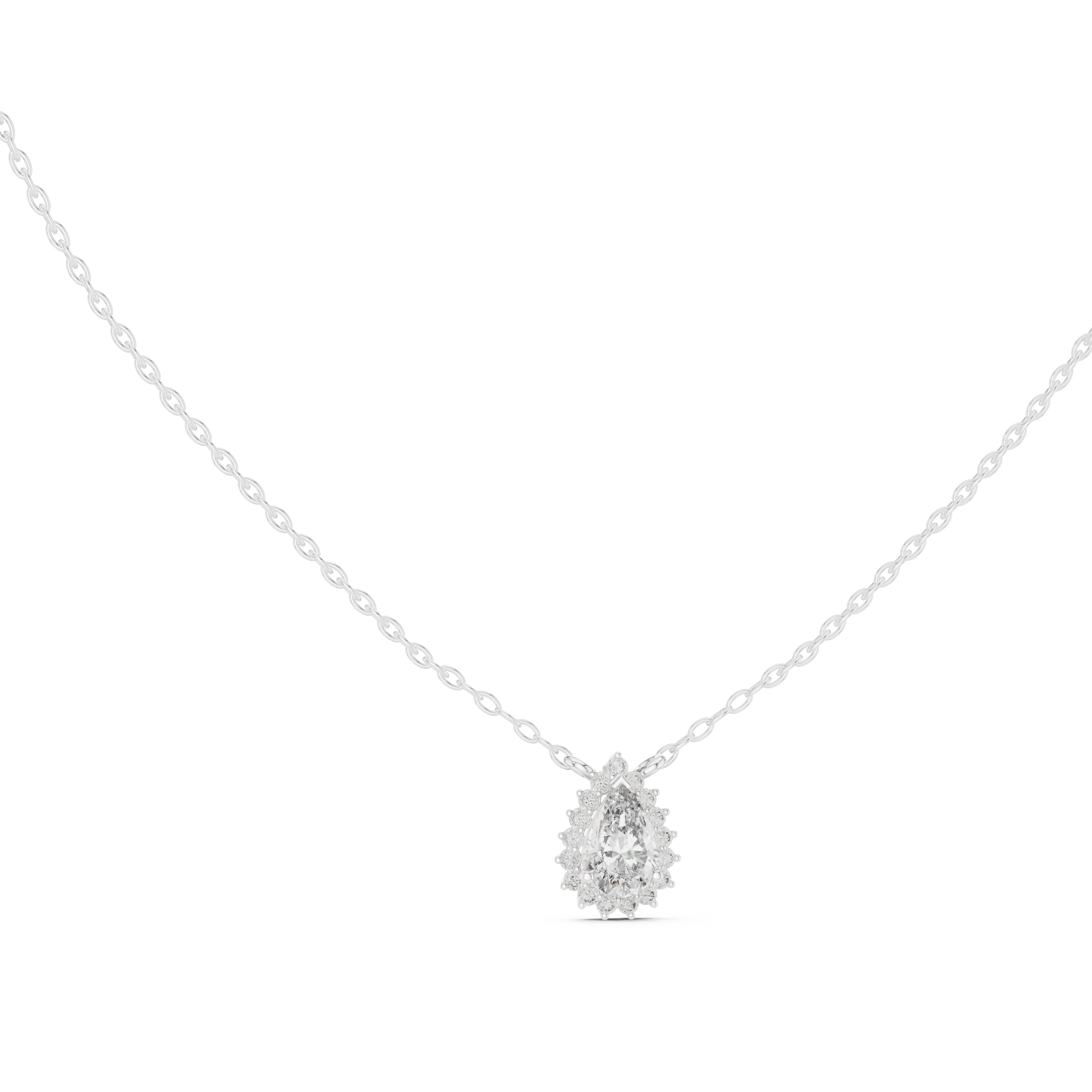 Pendant 0028 - White Gold