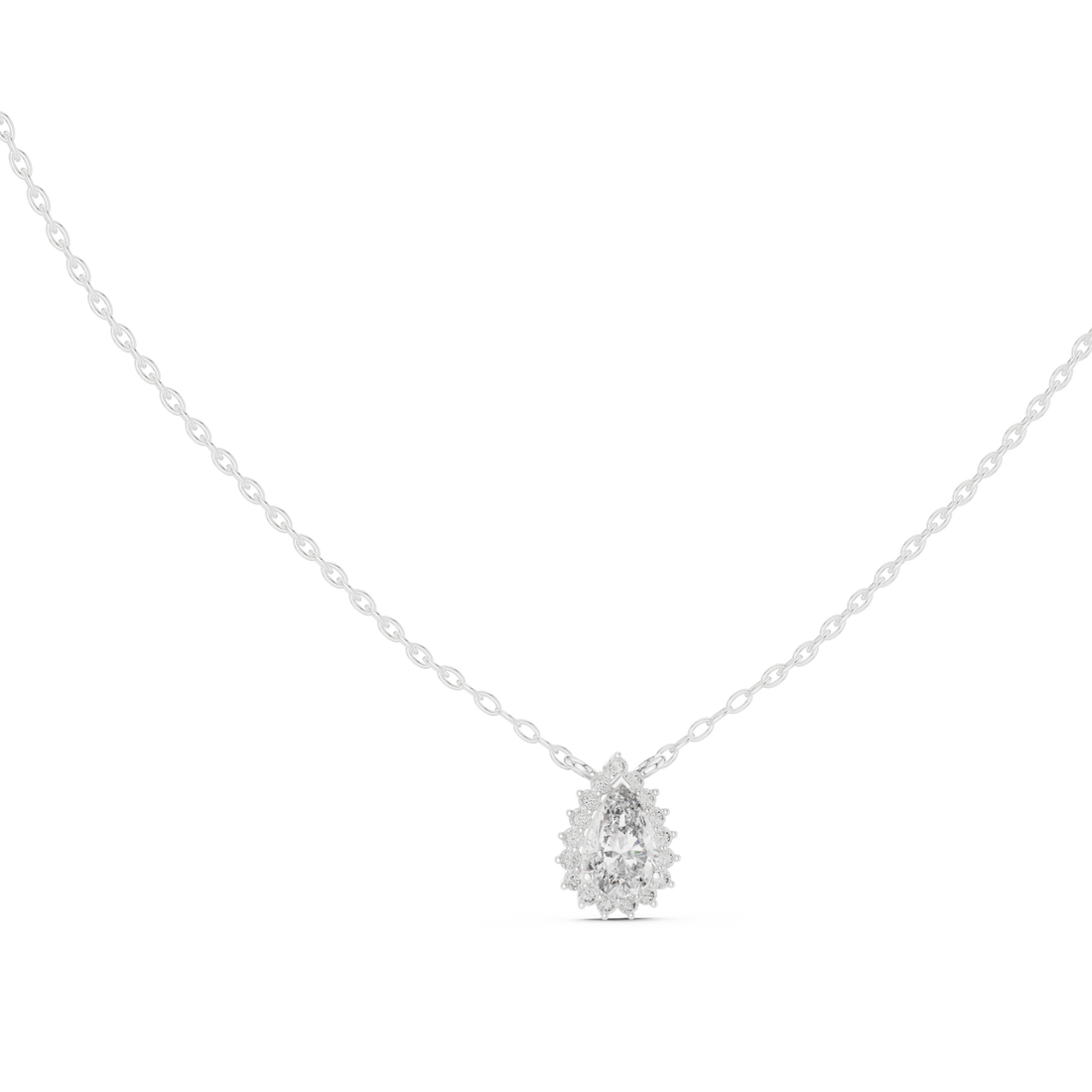 Pendant 0028 - White Gold