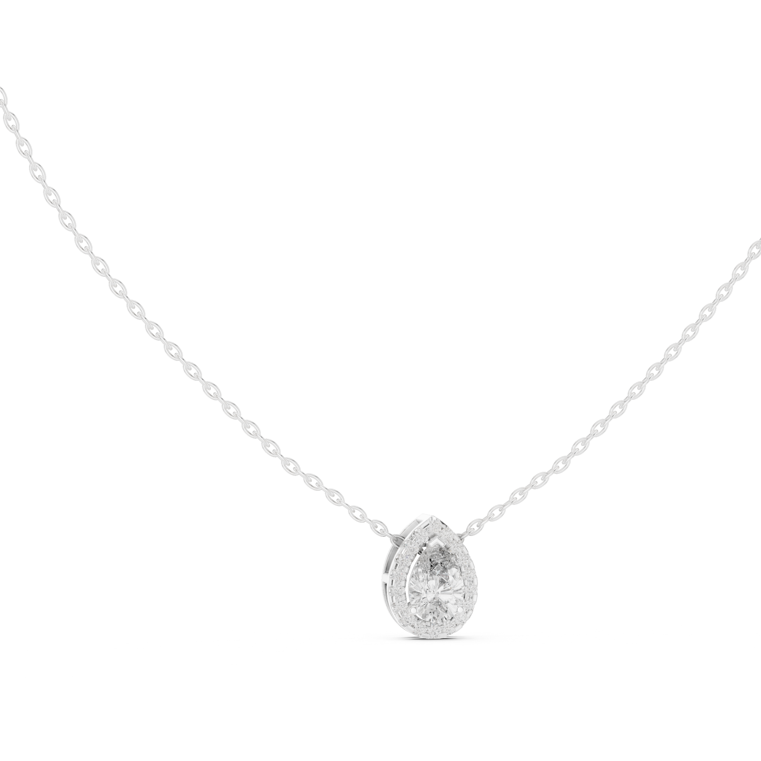 Pendant 0029 - White Gold