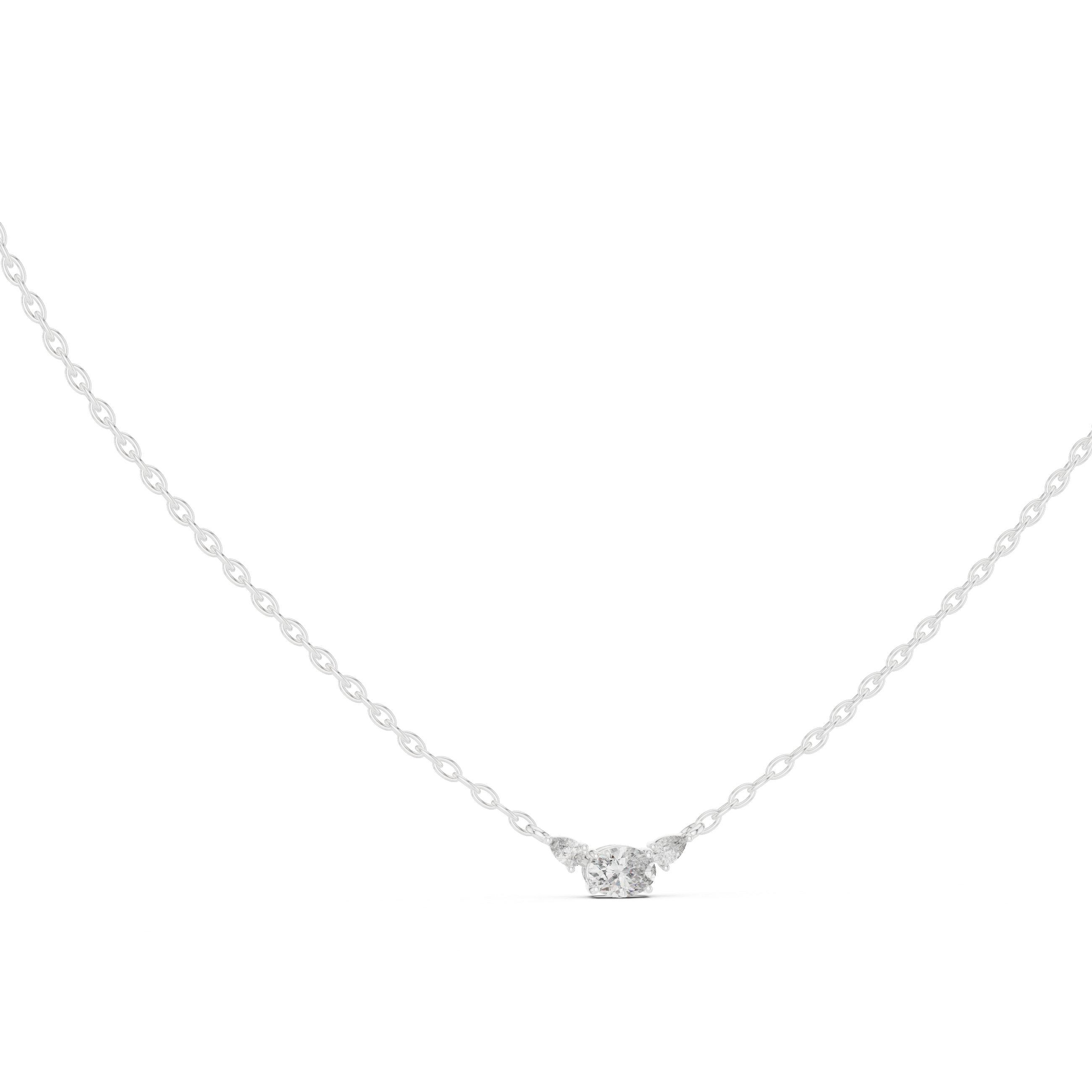 Pendant 0031 - White Gold