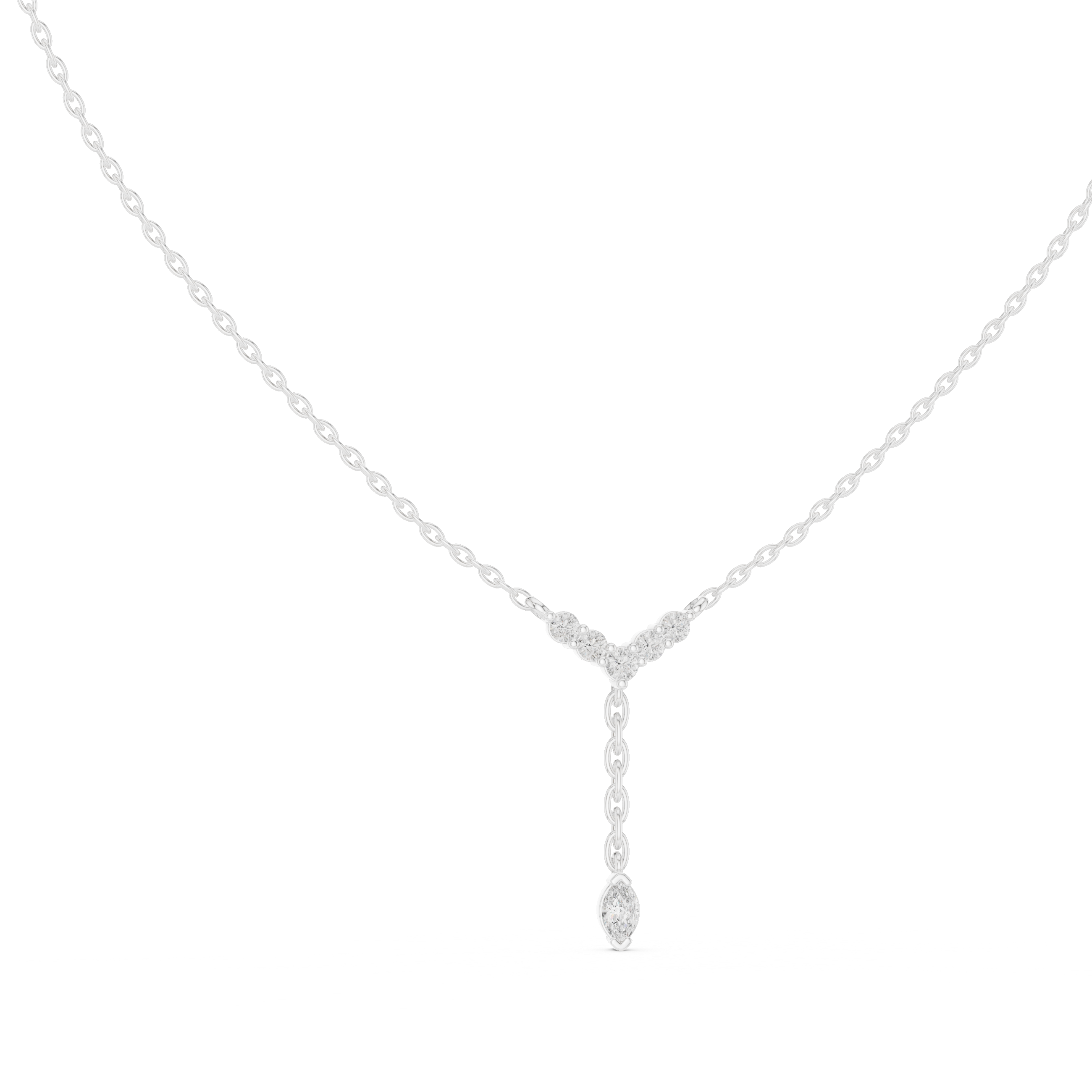 Pendant 0032 - White Gold