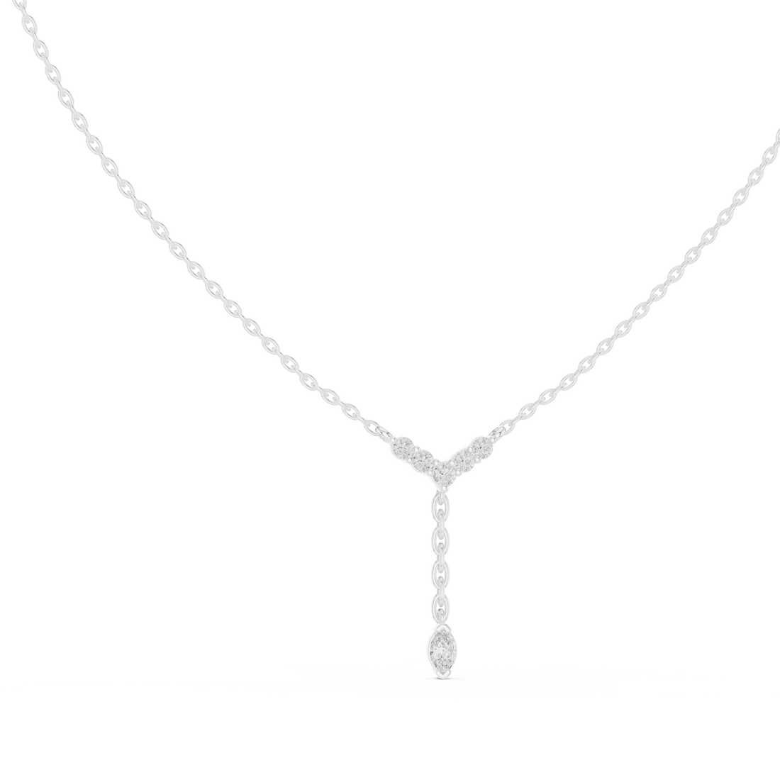 Pendant 0032 - White Gold